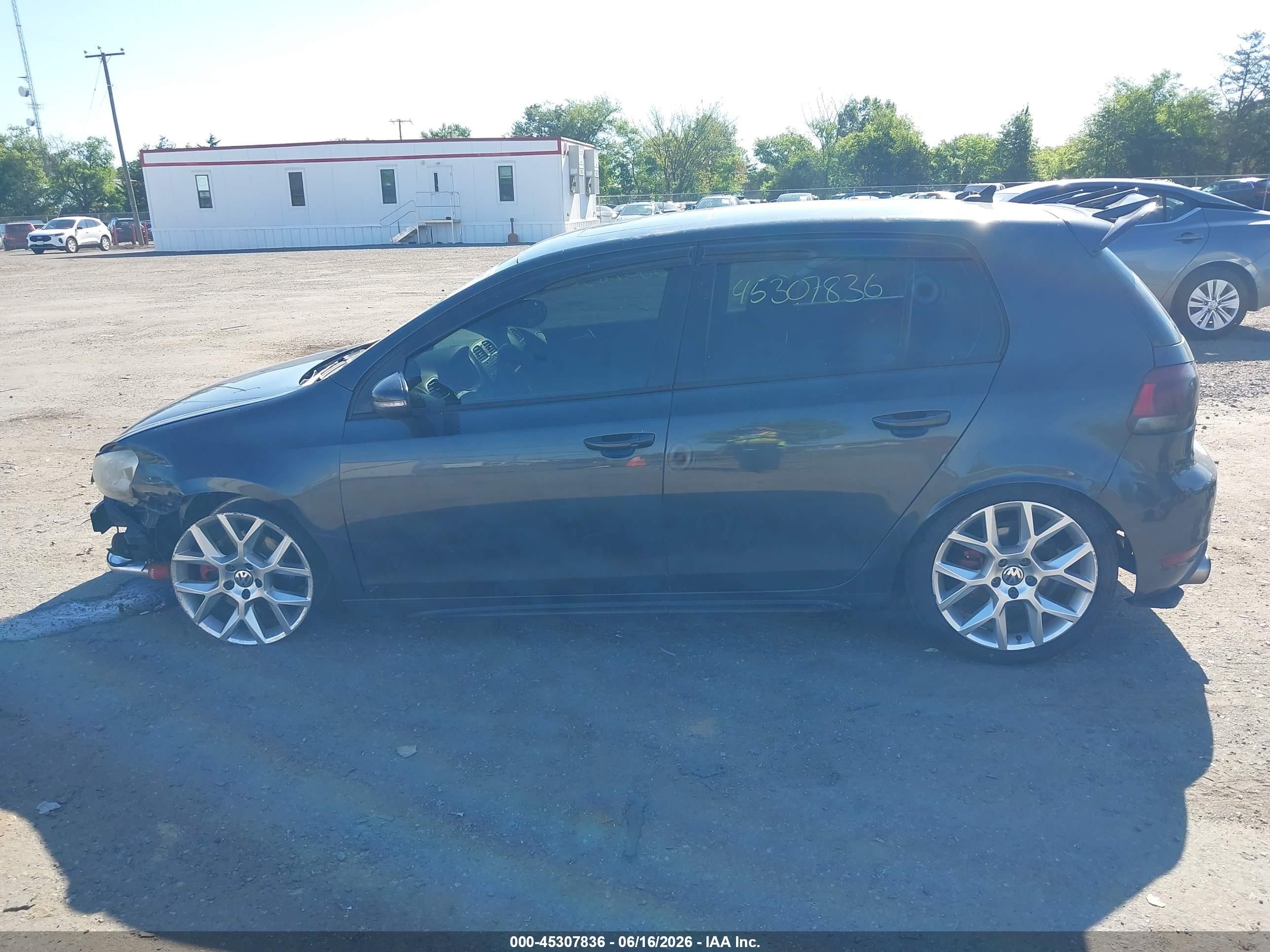 2011 Volkswagen Gti 4-door Autobahn Gray vin: WVWHV7AJ5BW255764