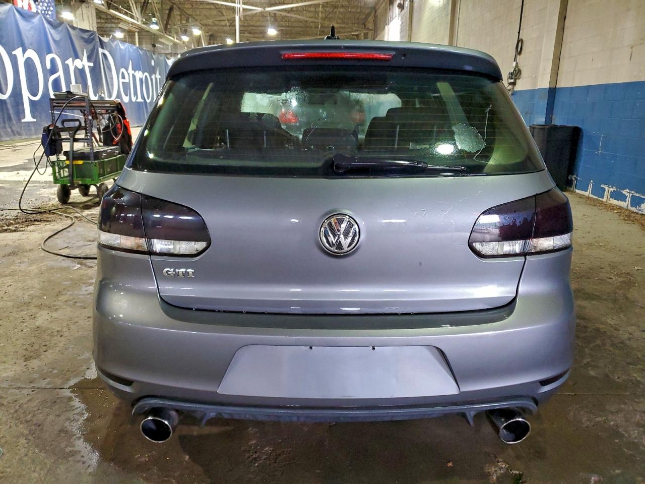 2010 Volkswagen Gti Gray vin: WVWHV7AJ6AW237451
