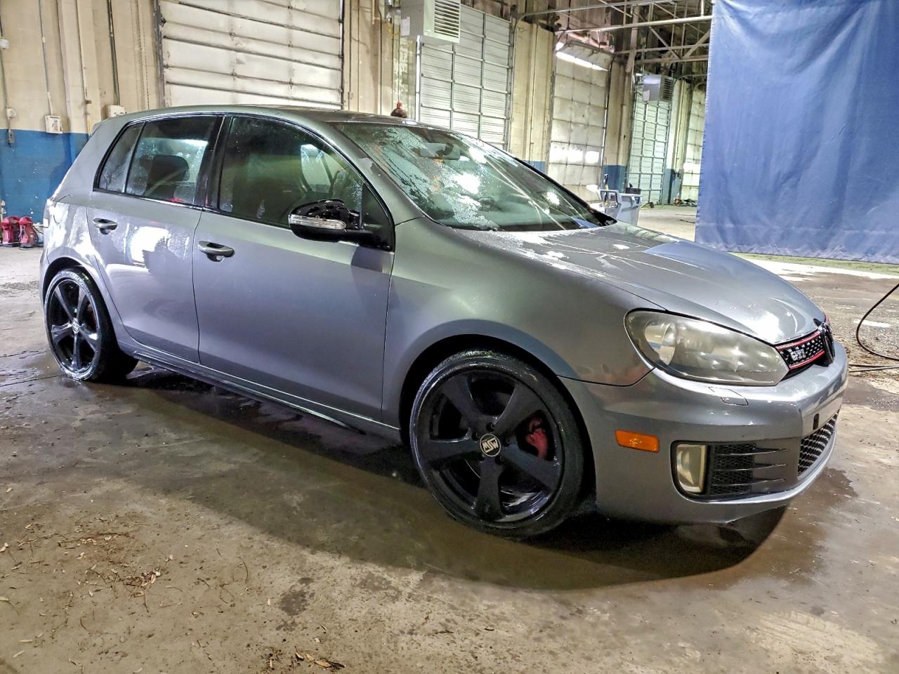 2010 Volkswagen Gti Gray vin: WVWHV7AJ6AW237451