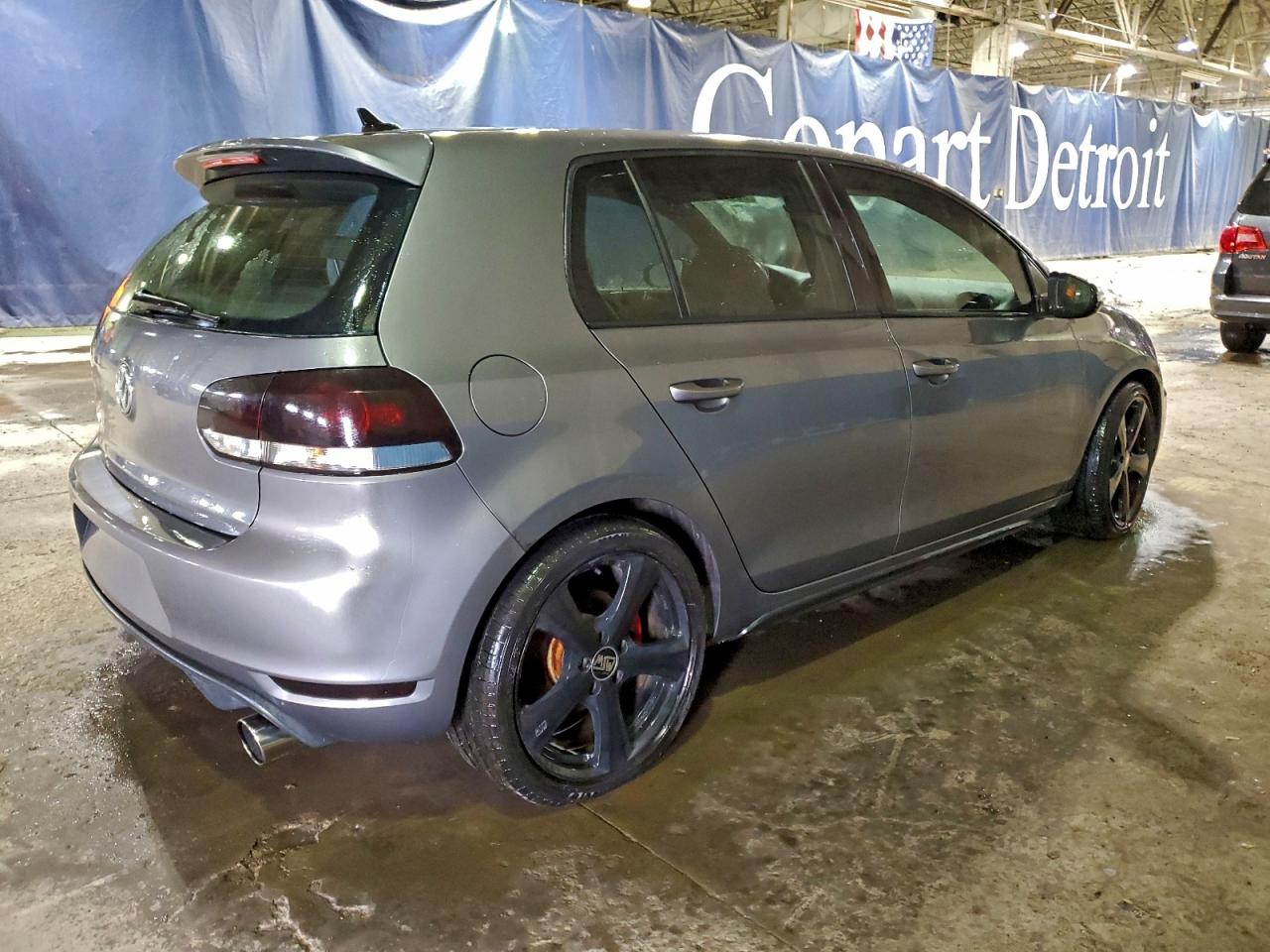 2010 Volkswagen Gti Gray vin: WVWHV7AJ6AW237451
