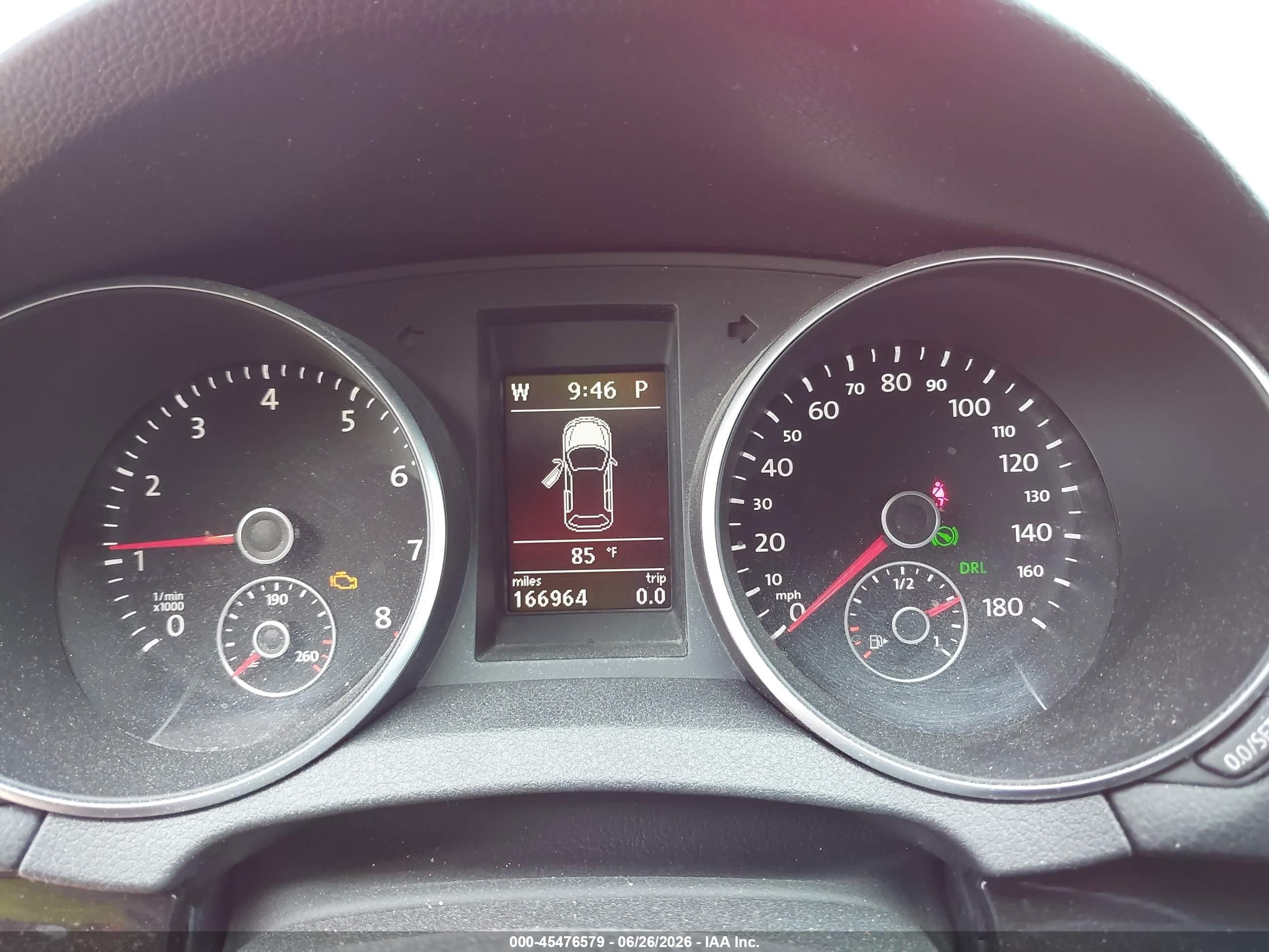 2010 Volkswagen Gti 4-door Red vin: WVWHV7AJ6AW303108