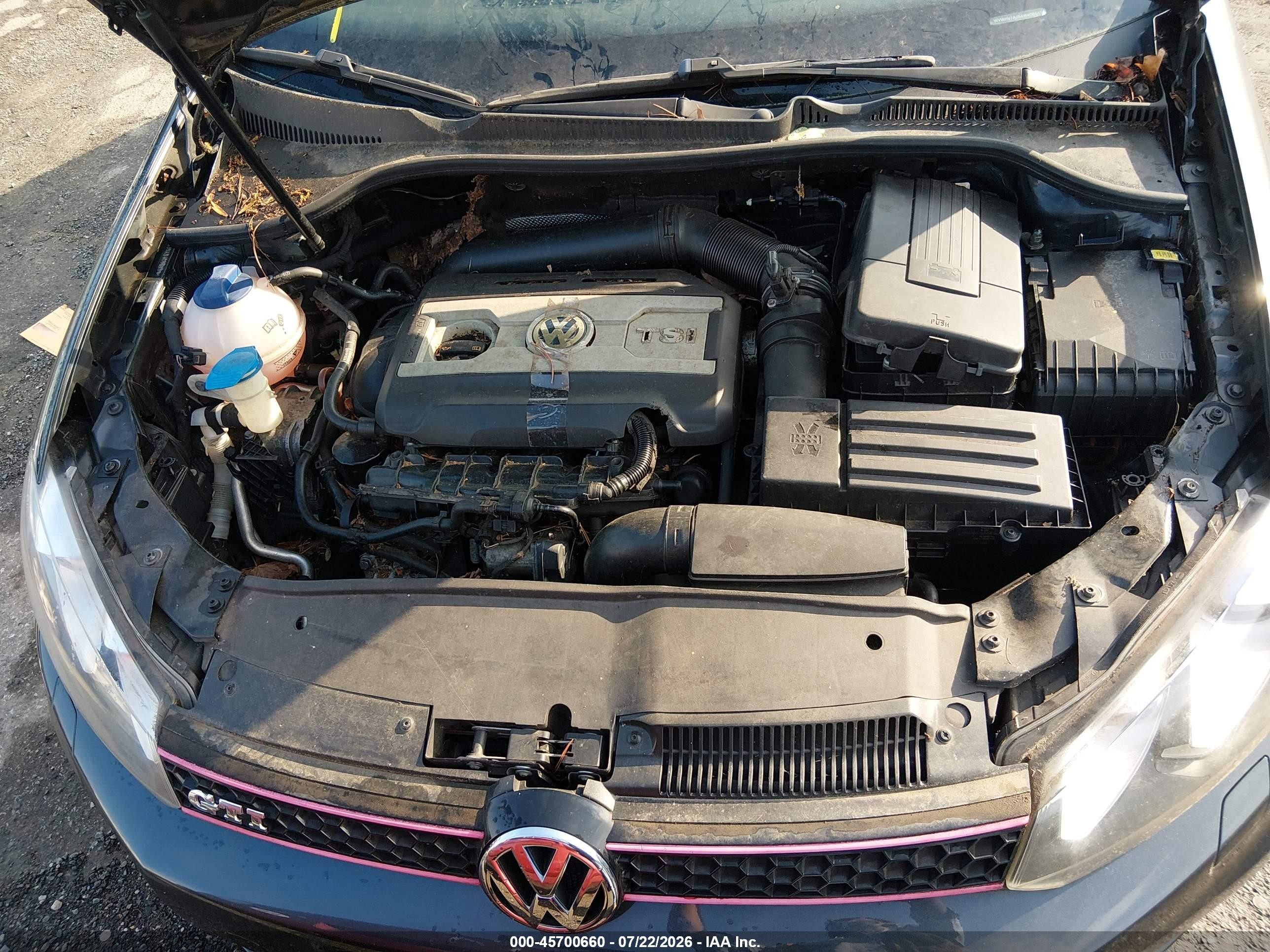 2010 Volkswagen Gti 4-door Gray vin: WVWHV7AJ6AW408649