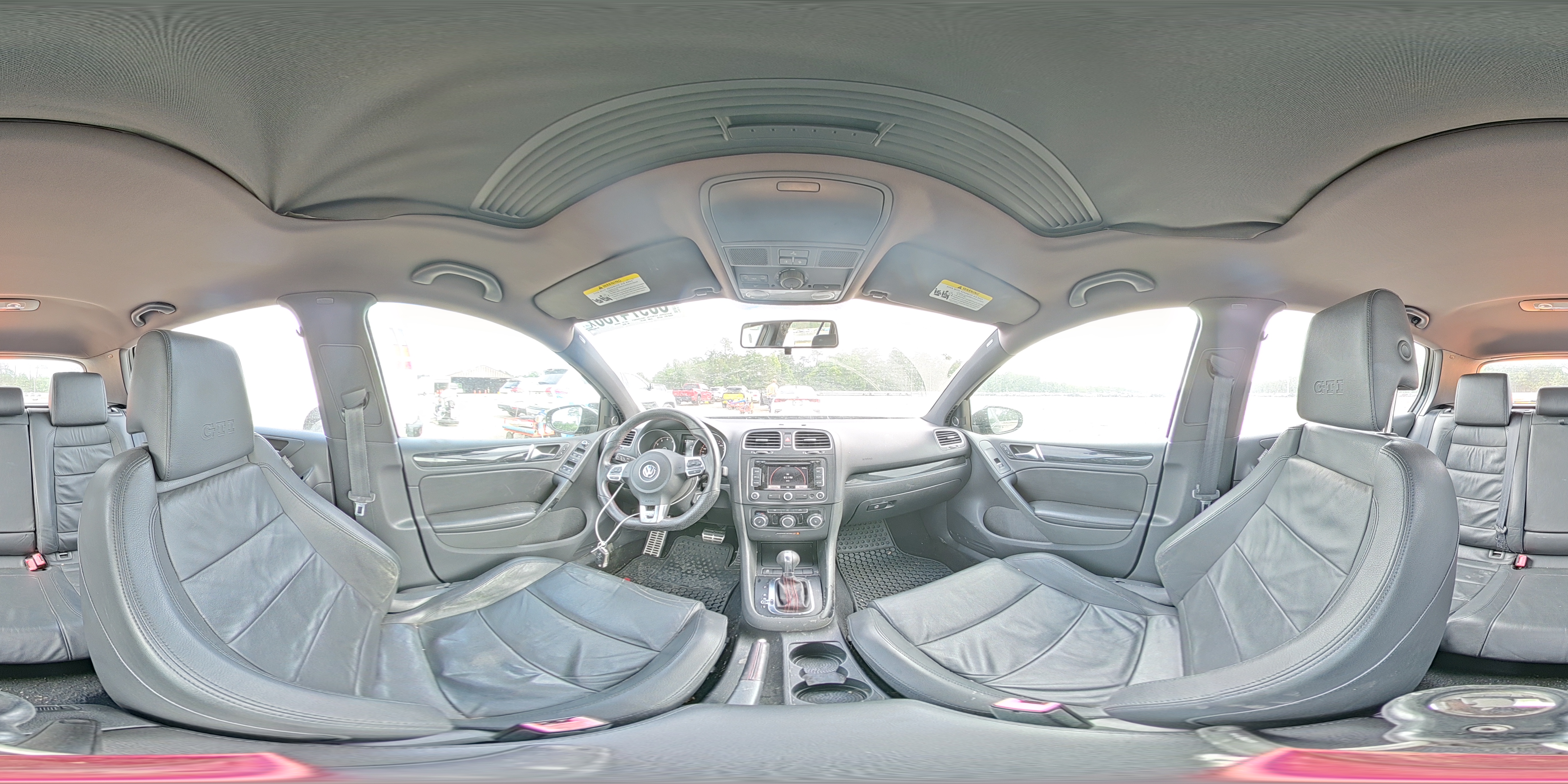 2011 Volkswagen Gti Charcoal vin: WVWHV7AJ6BW100236