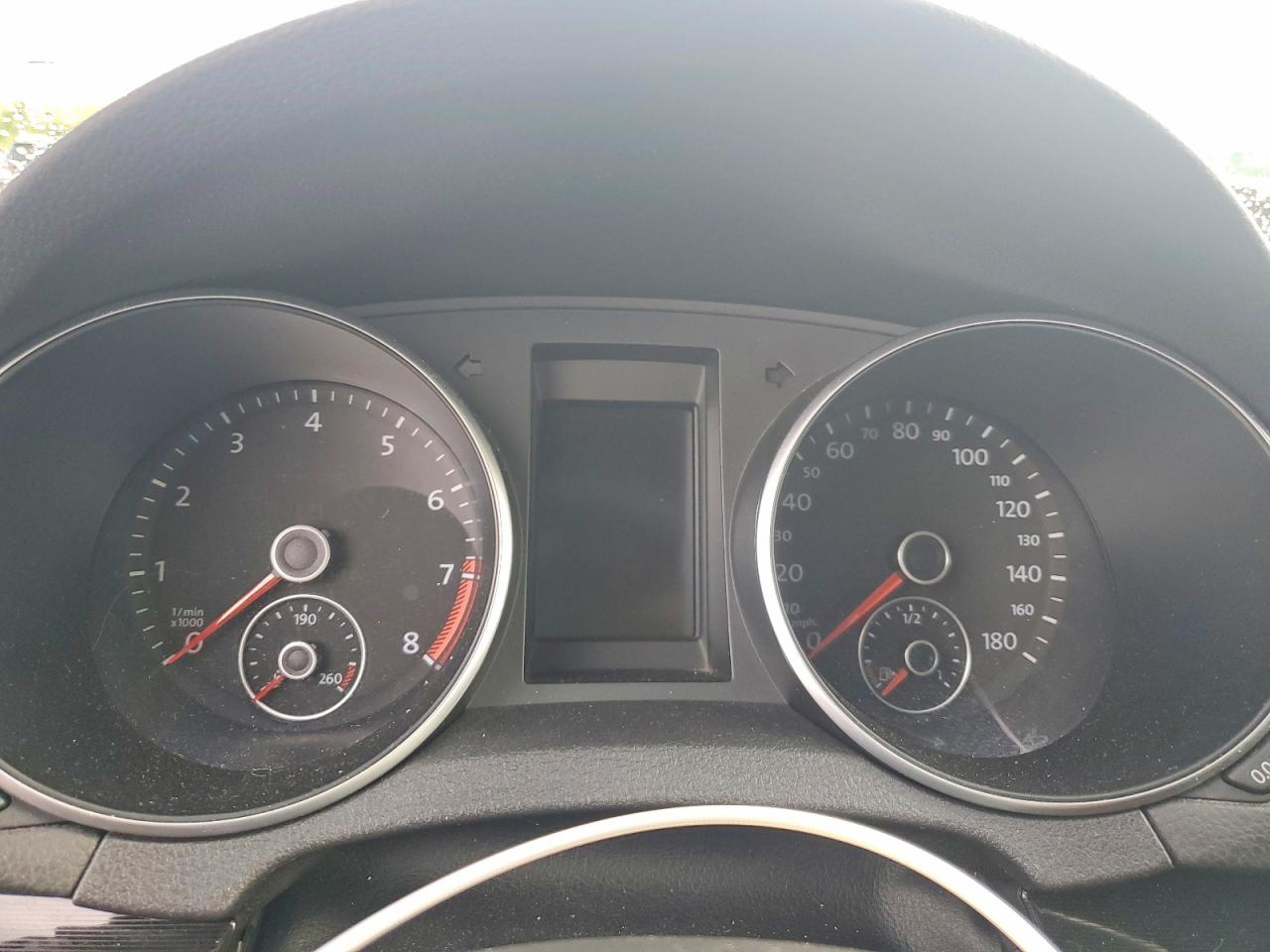 2013 Volkswagen Gti Red vin: WVWHV7AJ7DW117856