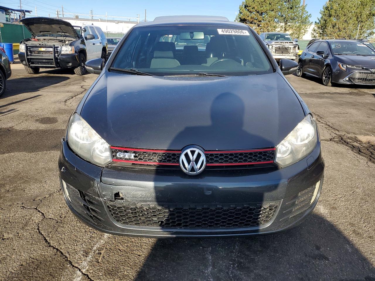 2013 Volkswagen Gti Gray vin: WVWHV7AJ7DW125228