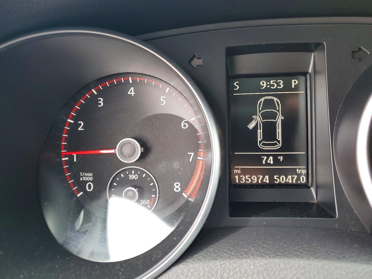 2013 Volkswagen Gti Gray vin: WVWHV7AJ7DW125228