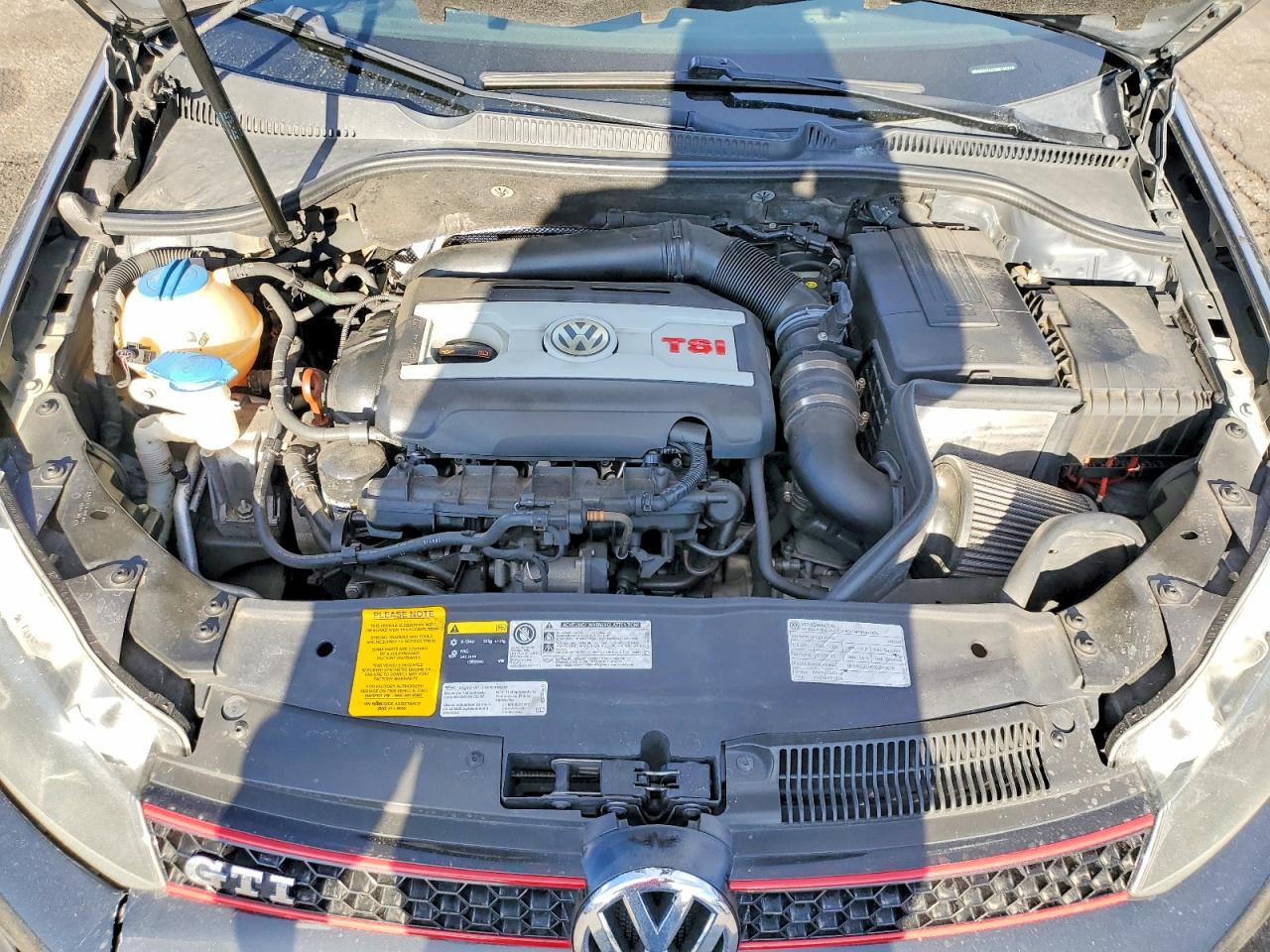 2013 Volkswagen Gti Gray vin: WVWHV7AJ7DW125228