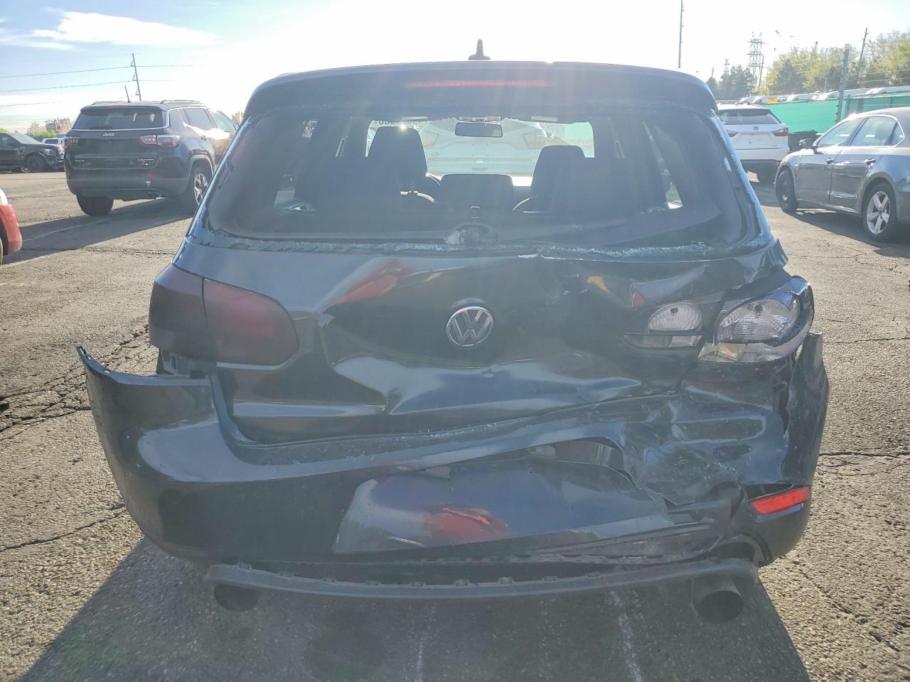2013 Volkswagen Gti Gray vin: WVWHV7AJ7DW125228