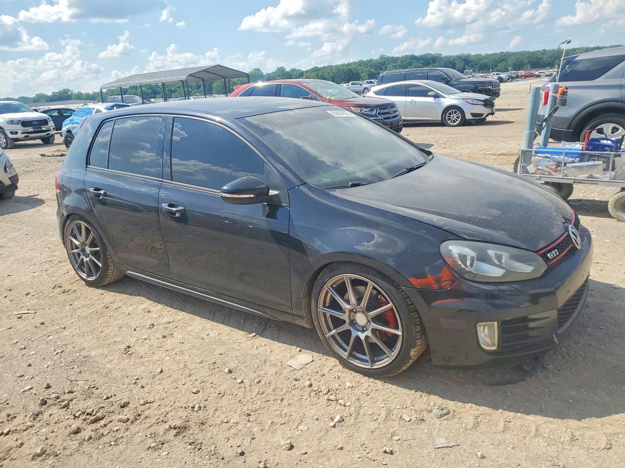 2013 Volkswagen Gti Black vin: WVWHV7AJ7DW135368