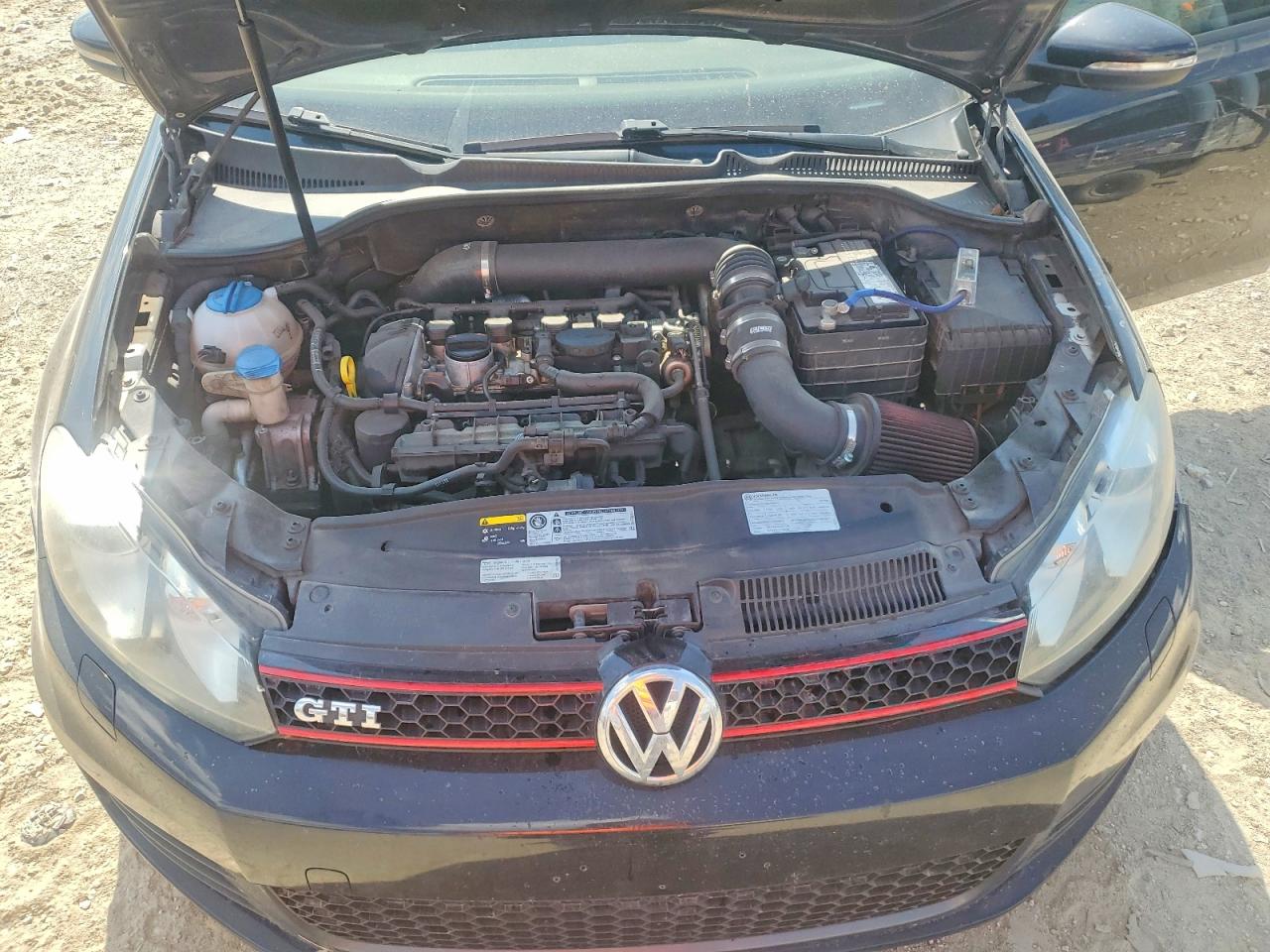 2013 Volkswagen Gti Black vin: WVWHV7AJ7DW135368