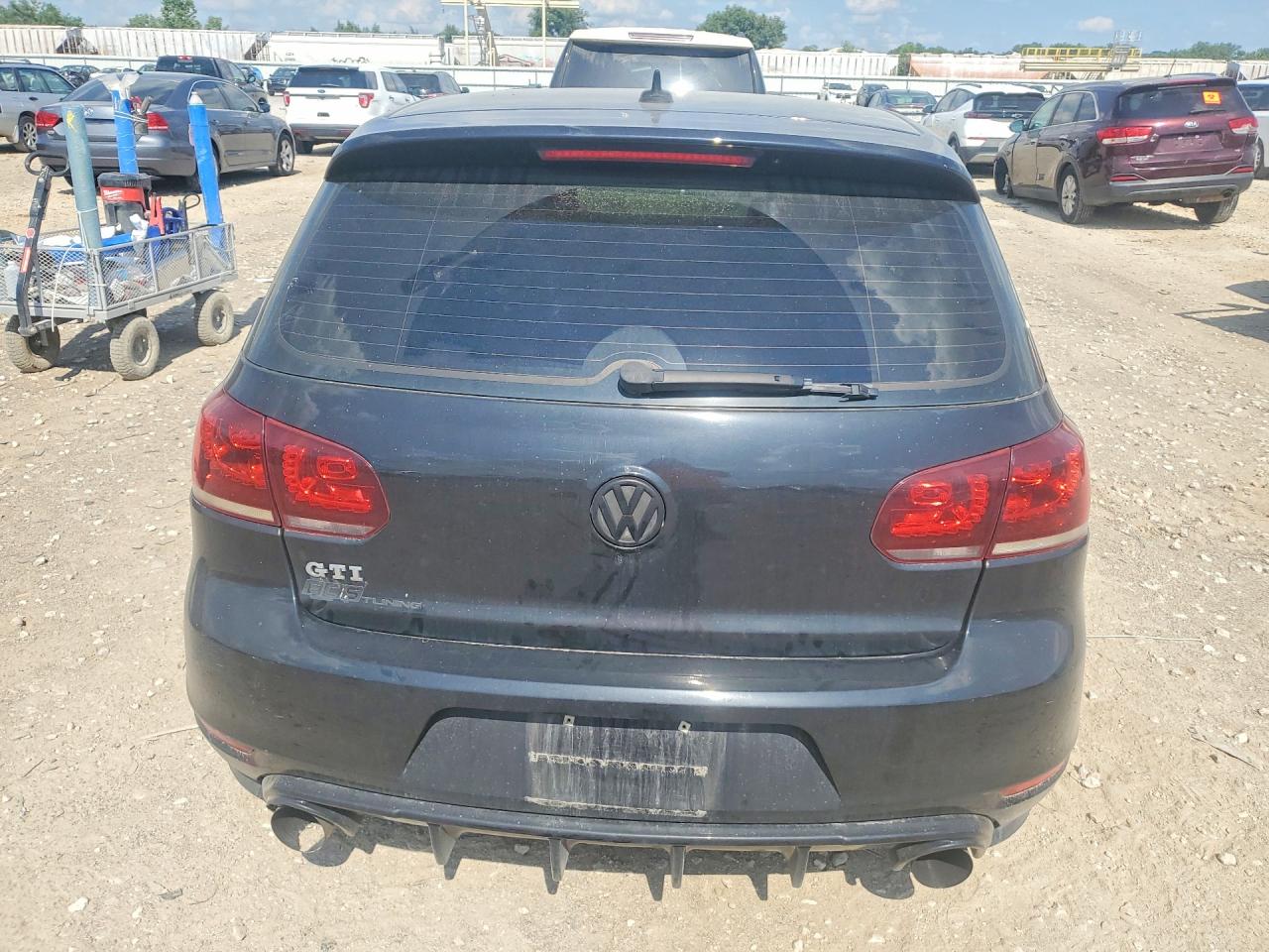 2013 Volkswagen Gti Black vin: WVWHV7AJ7DW135368