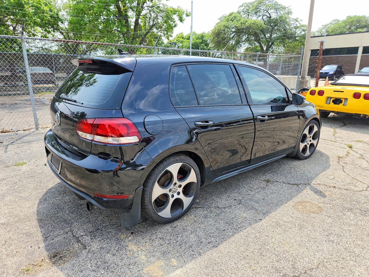 2012 Volkswagen Gti Black vin: WVWHV7AJ8CW079956
