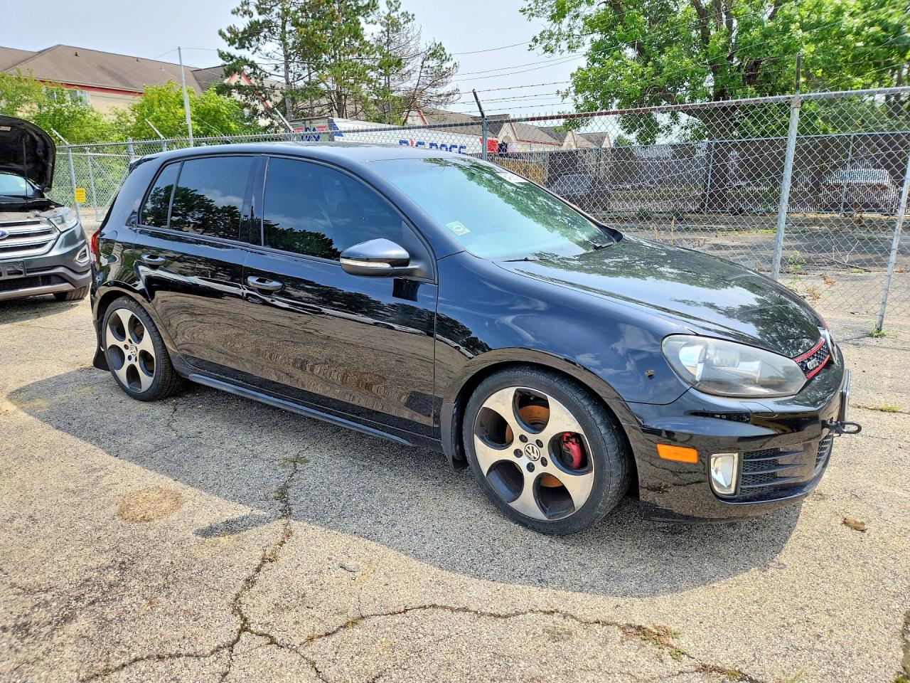 2012 Volkswagen Gti Black vin: WVWHV7AJ8CW079956