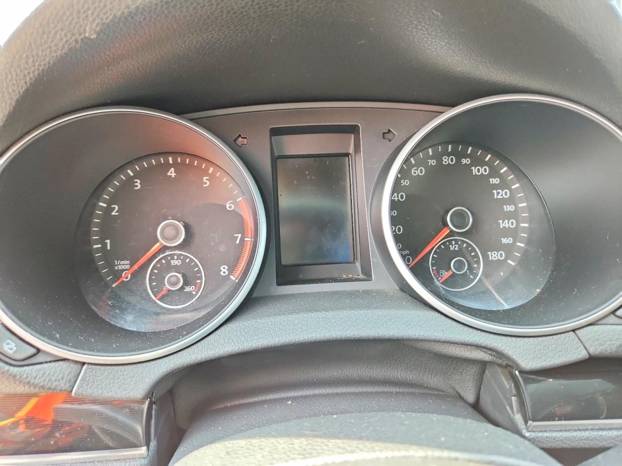 2012 Volkswagen Gti Black vin: WVWHV7AJ8CW079956