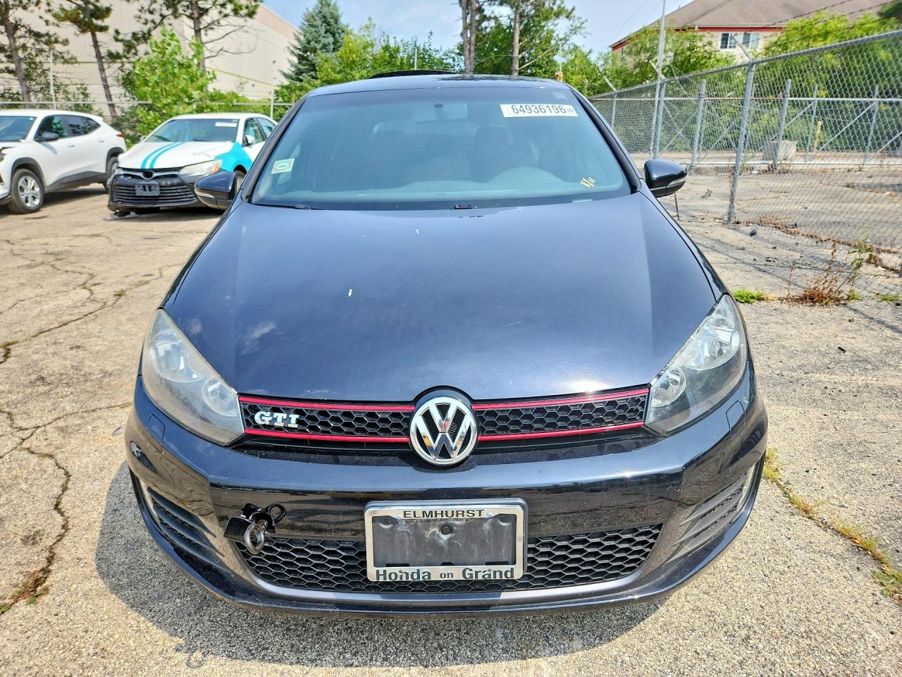2012 Volkswagen Gti Black vin: WVWHV7AJ8CW079956