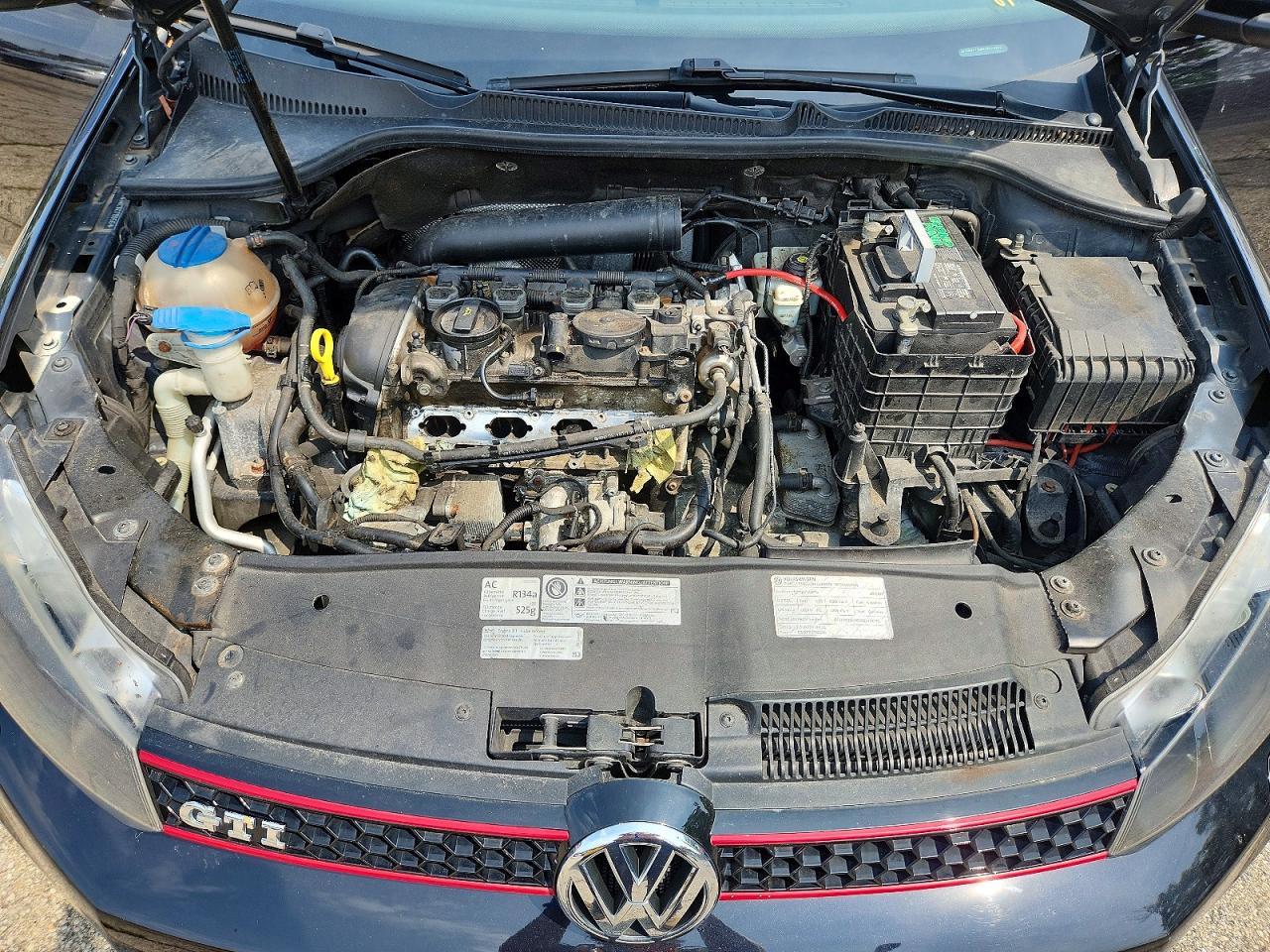2012 Volkswagen Gti Black vin: WVWHV7AJ8CW079956