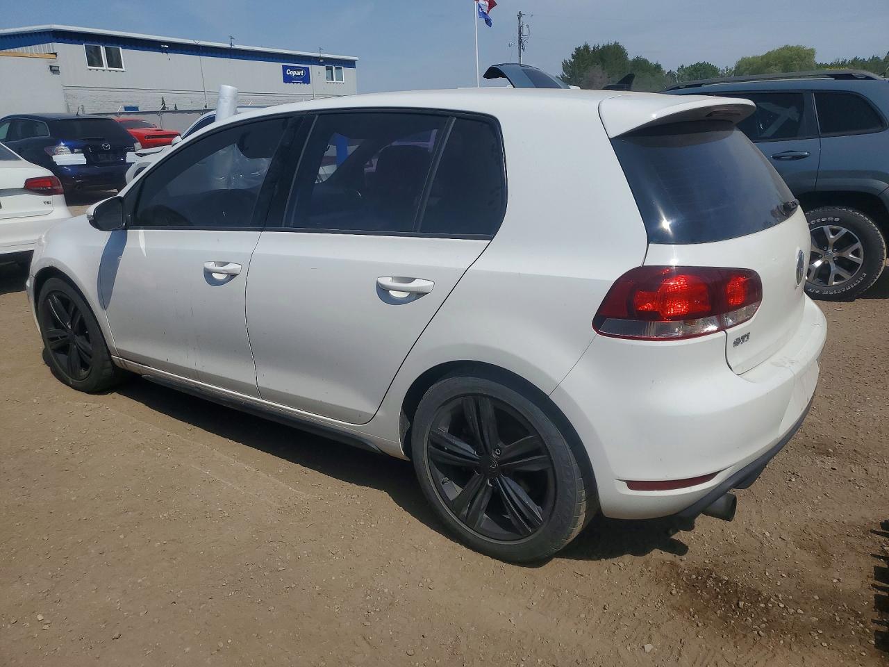 2013 Volkswagen Gti Белый vin: WVWHV7AJ8DW061233