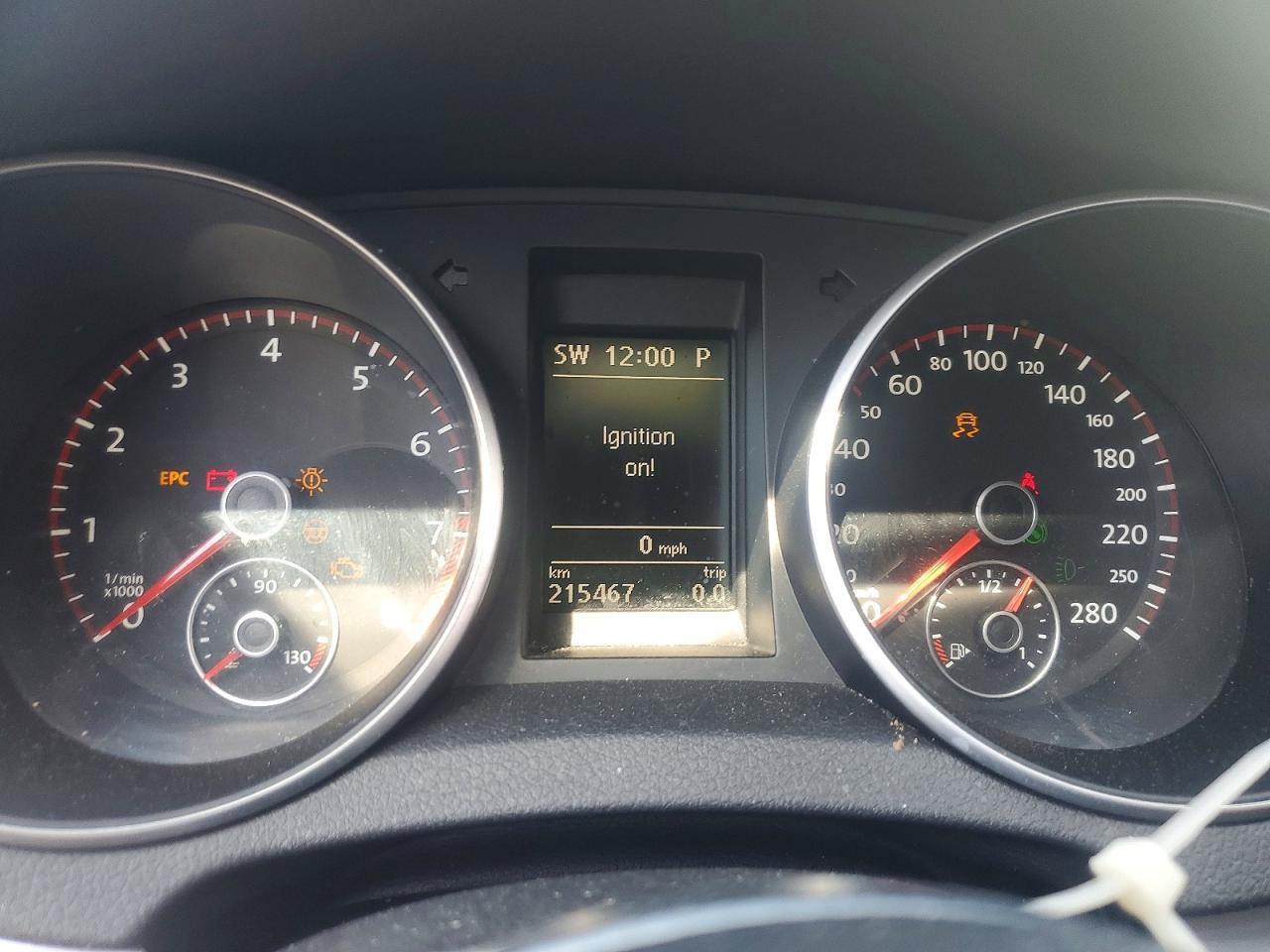 2013 Volkswagen Gti Белый vin: WVWHV7AJ8DW061233