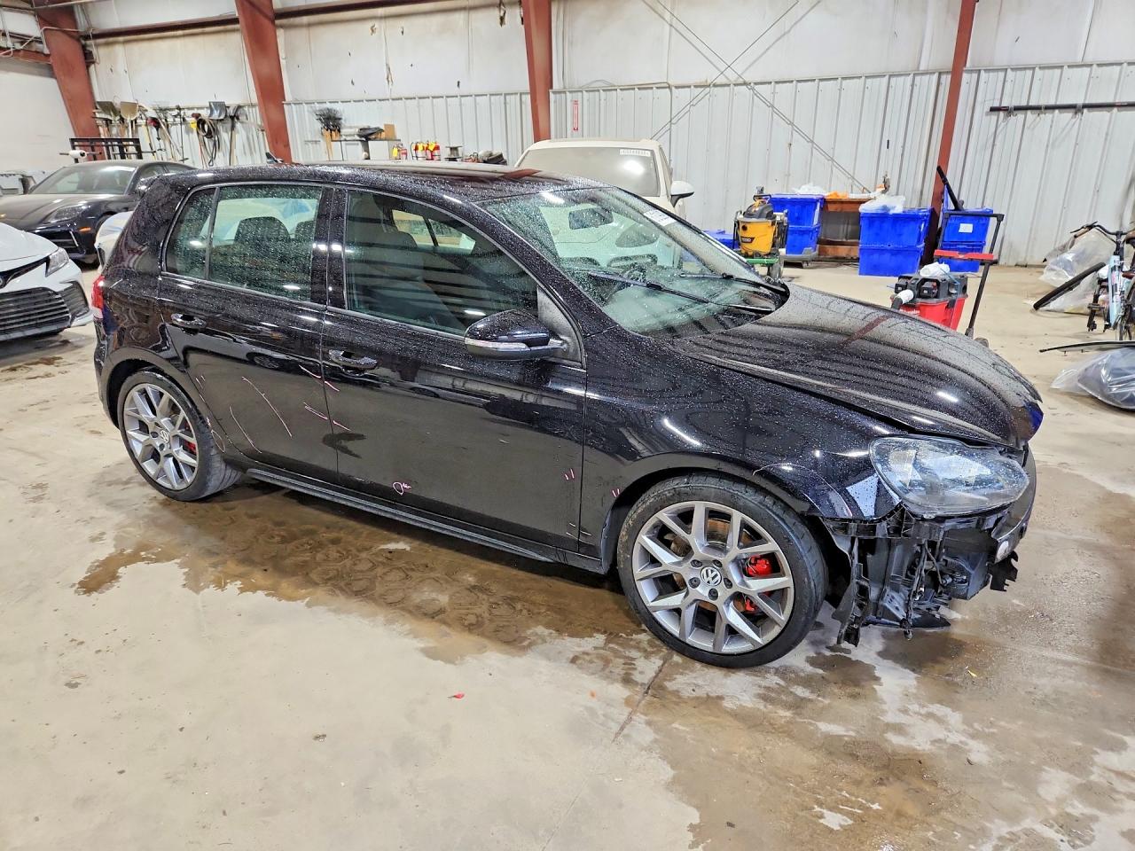 2013 Volkswagen Gti Black vin: WVWHV7AJ8DW126310