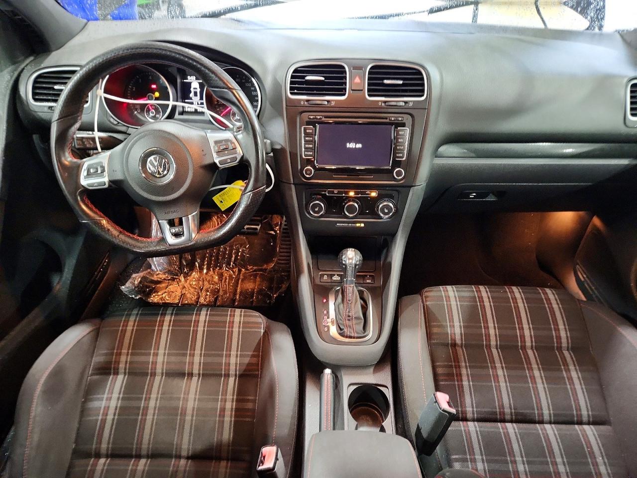 2013 Volkswagen Gti Black vin: WVWHV7AJ8DW126310