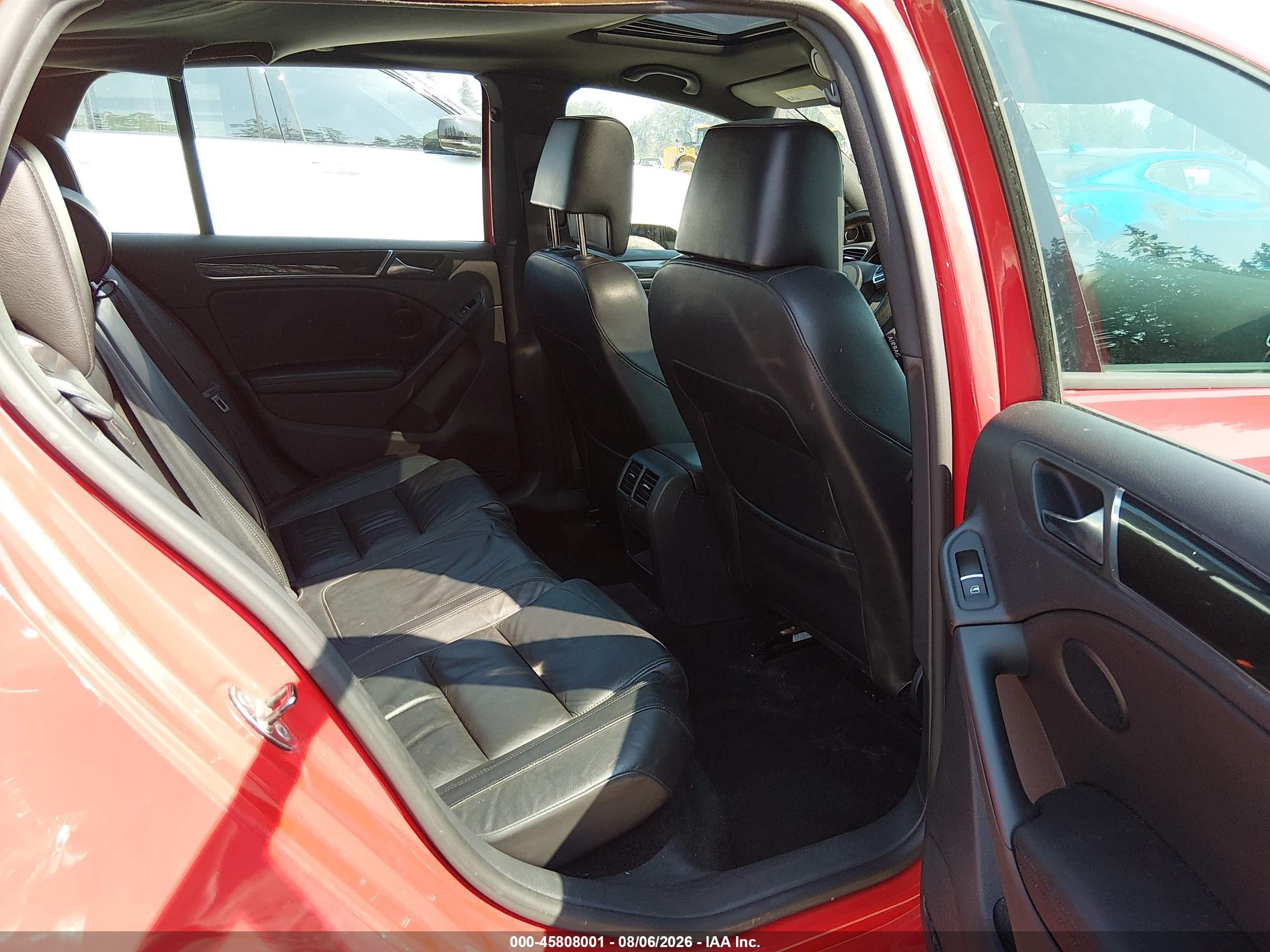 2010 Volkswagen Gti 4-door Red vin: WVWHV7AJ9AW086878