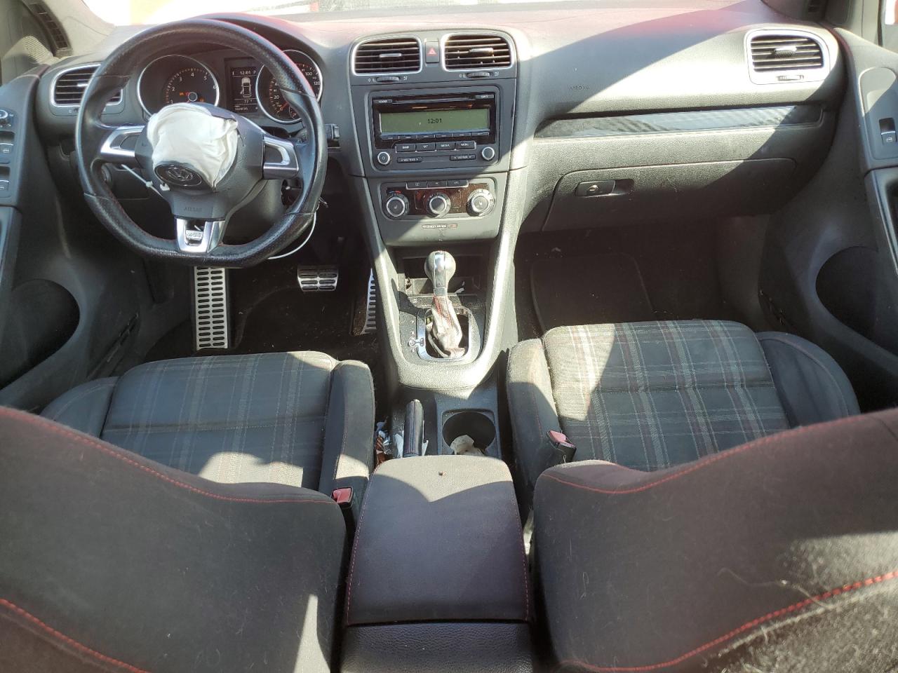 2011 Volkswagen Gti Red vin: WVWHV7AJ9BW038346