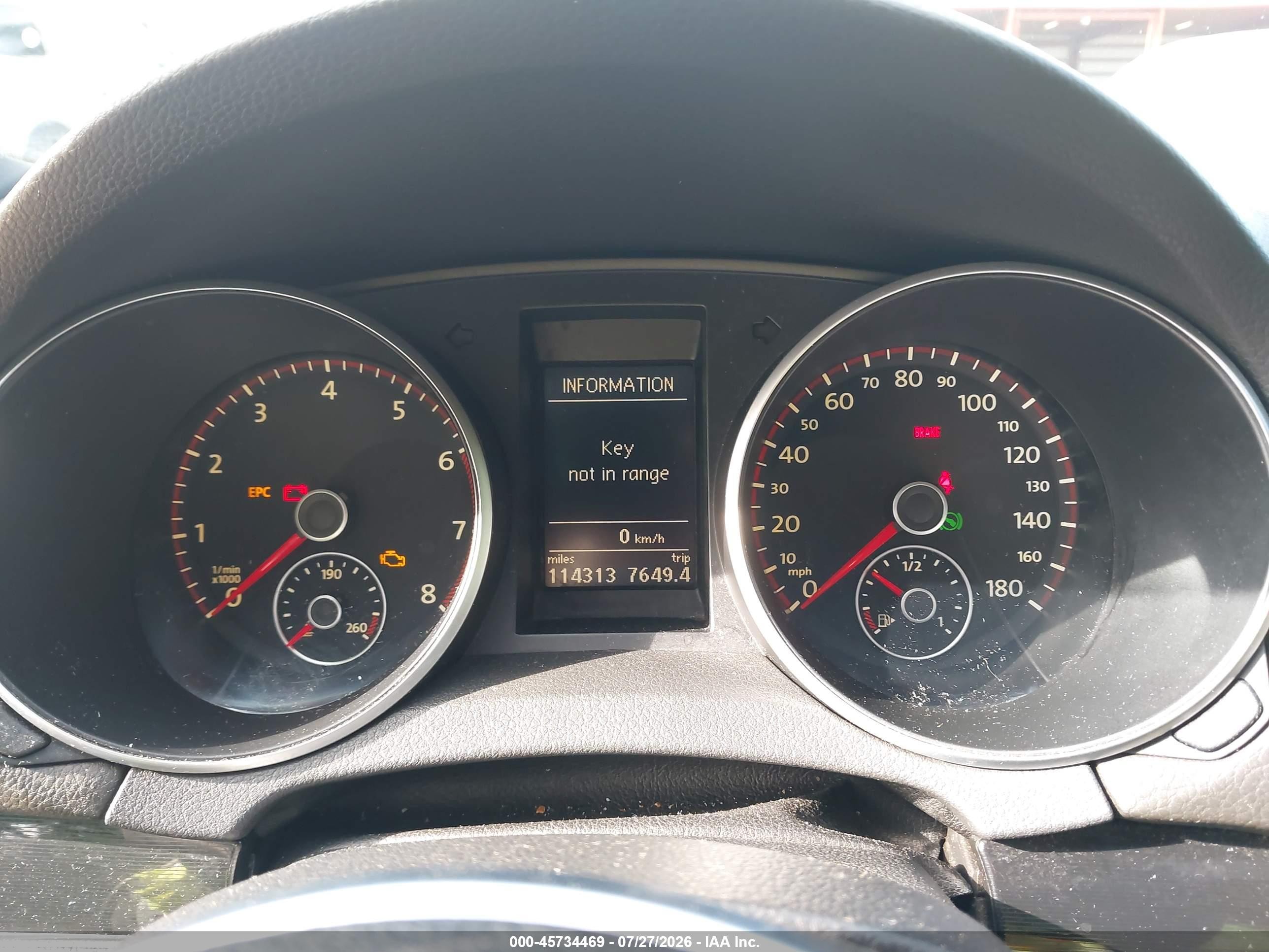 2011 Volkswagen Gti 4-door White vin: WVWHV7AJ9BW053848