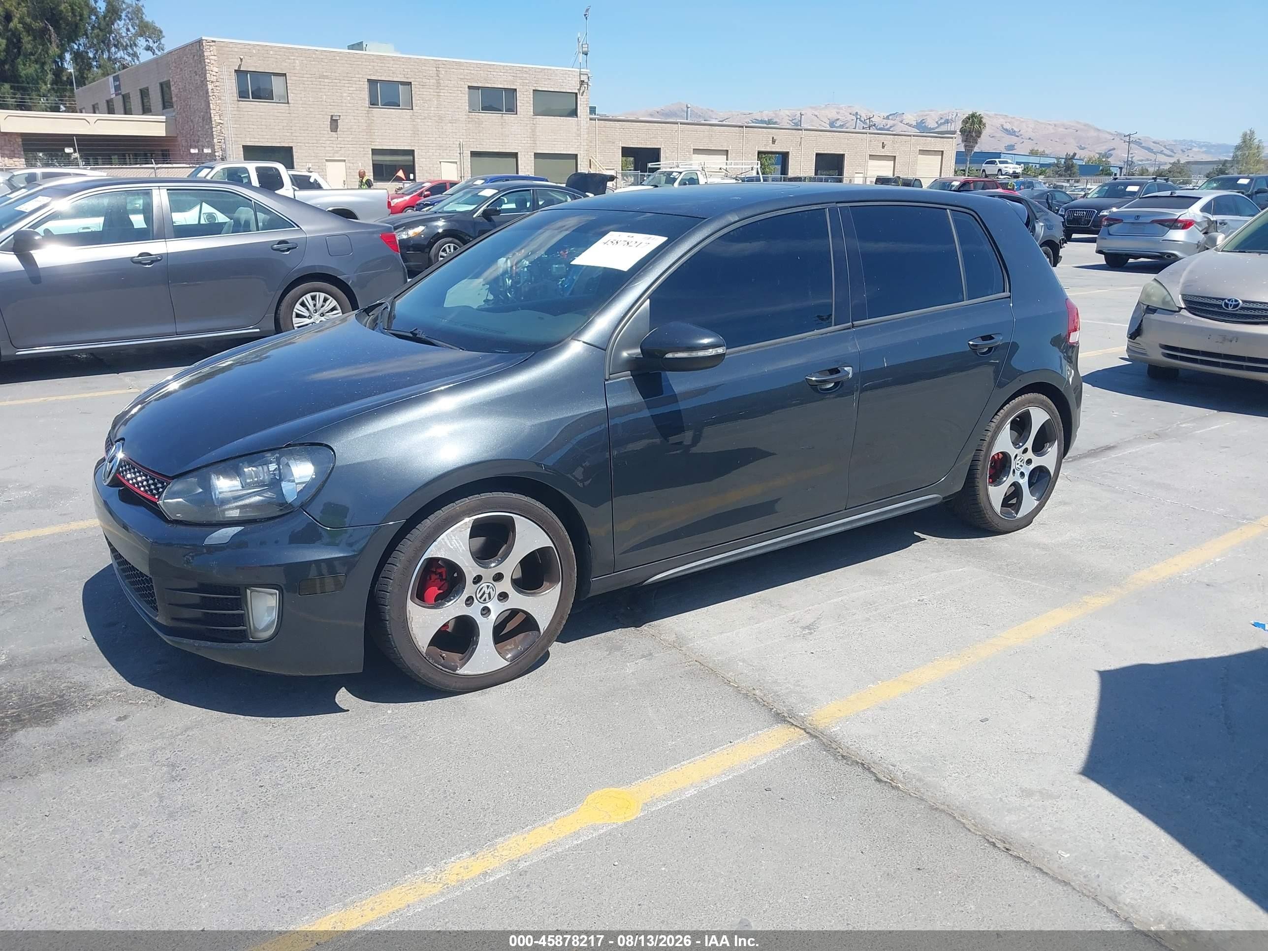 2011 Volkswagen Gti 4-door Gray vin: WVWHV7AJ9BW193592