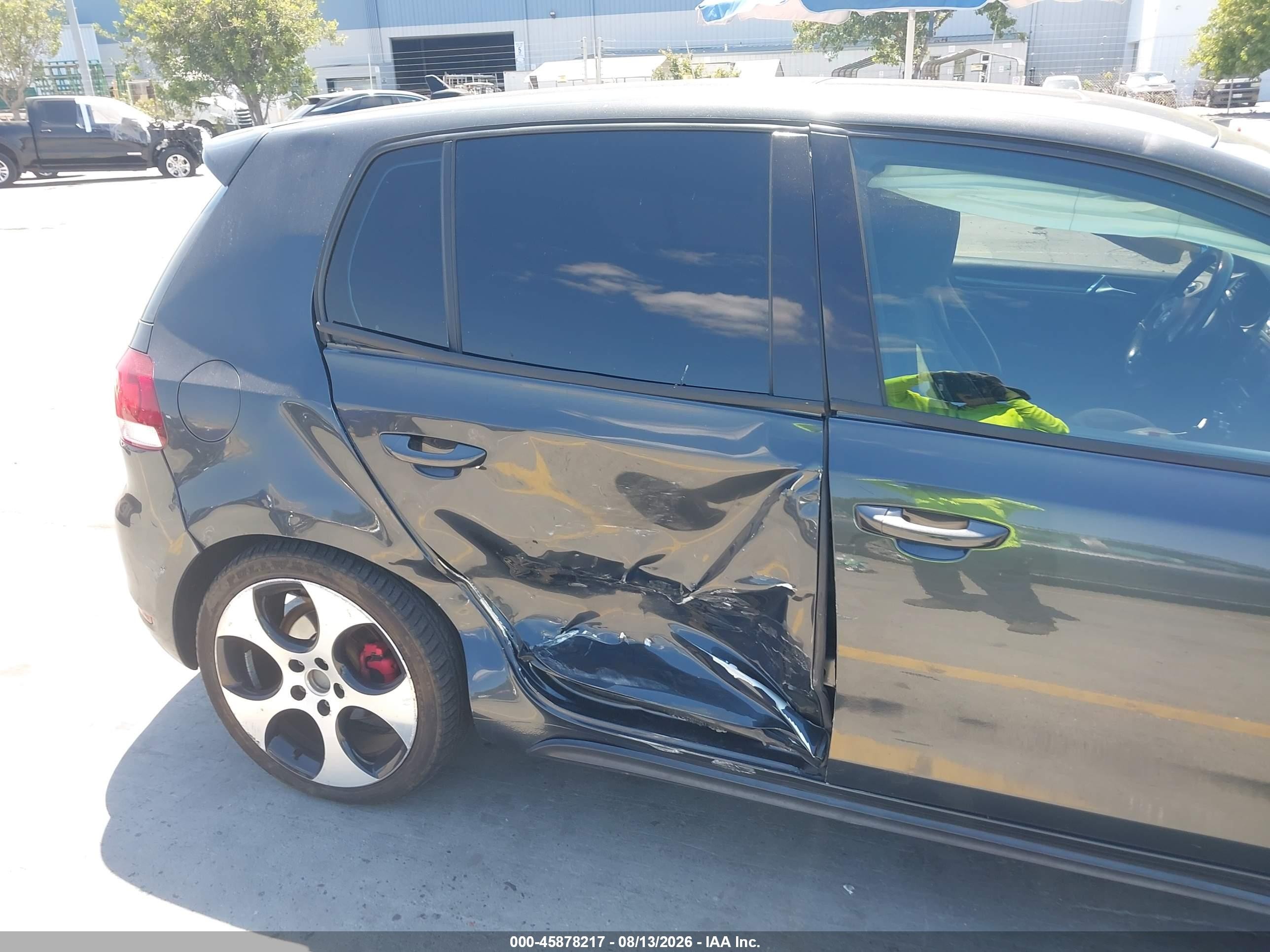 2011 Volkswagen Gti 4-door Gray vin: WVWHV7AJ9BW193592