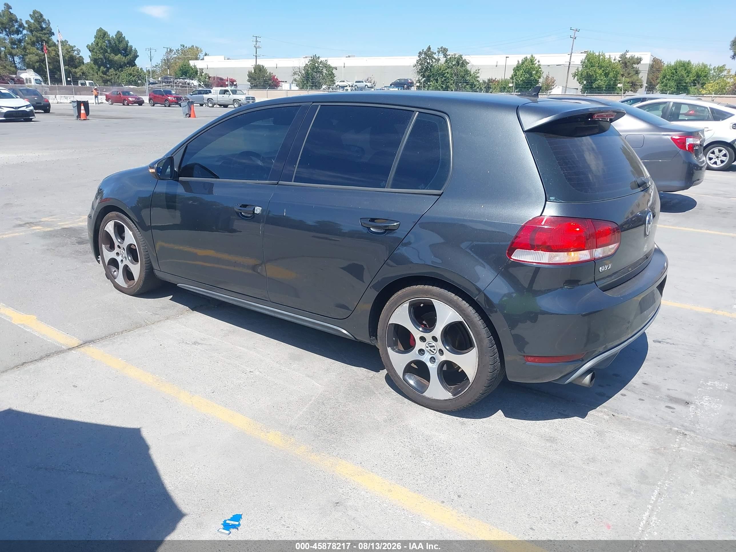 2011 Volkswagen Gti 4-door Gray vin: WVWHV7AJ9BW193592