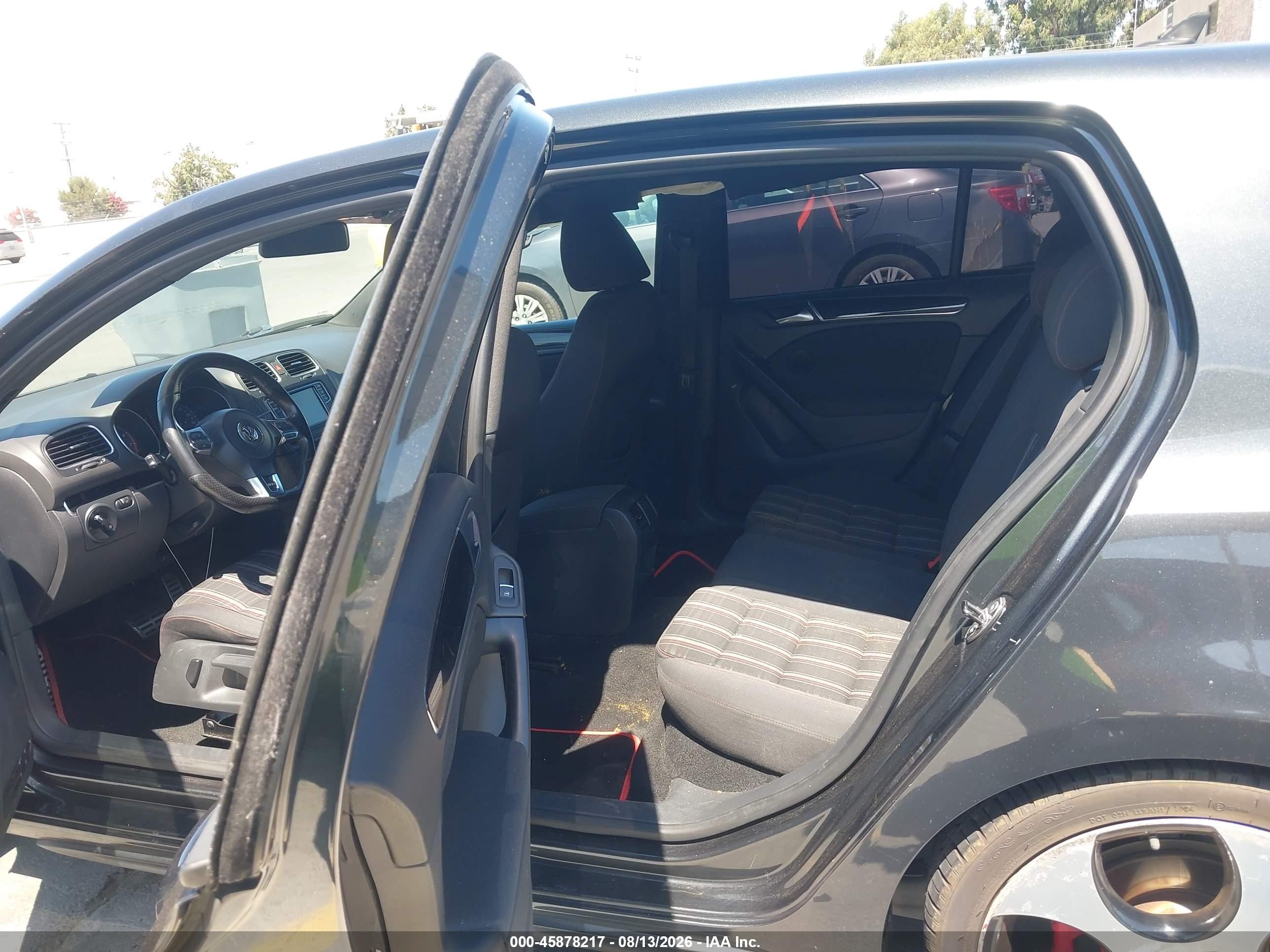 2011 Volkswagen Gti 4-door Gray vin: WVWHV7AJ9BW193592