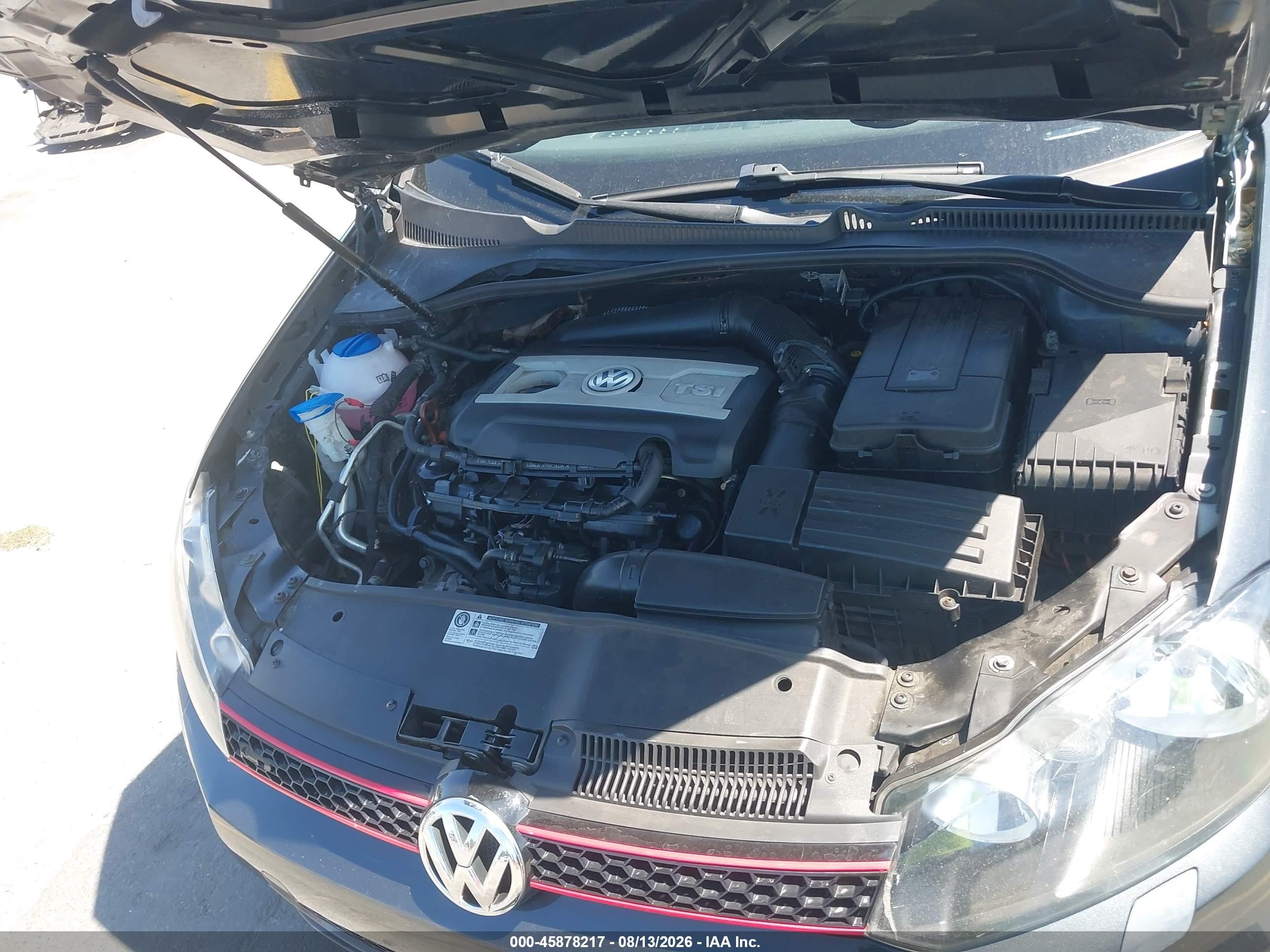 2011 Volkswagen Gti 4-door Gray vin: WVWHV7AJ9BW193592