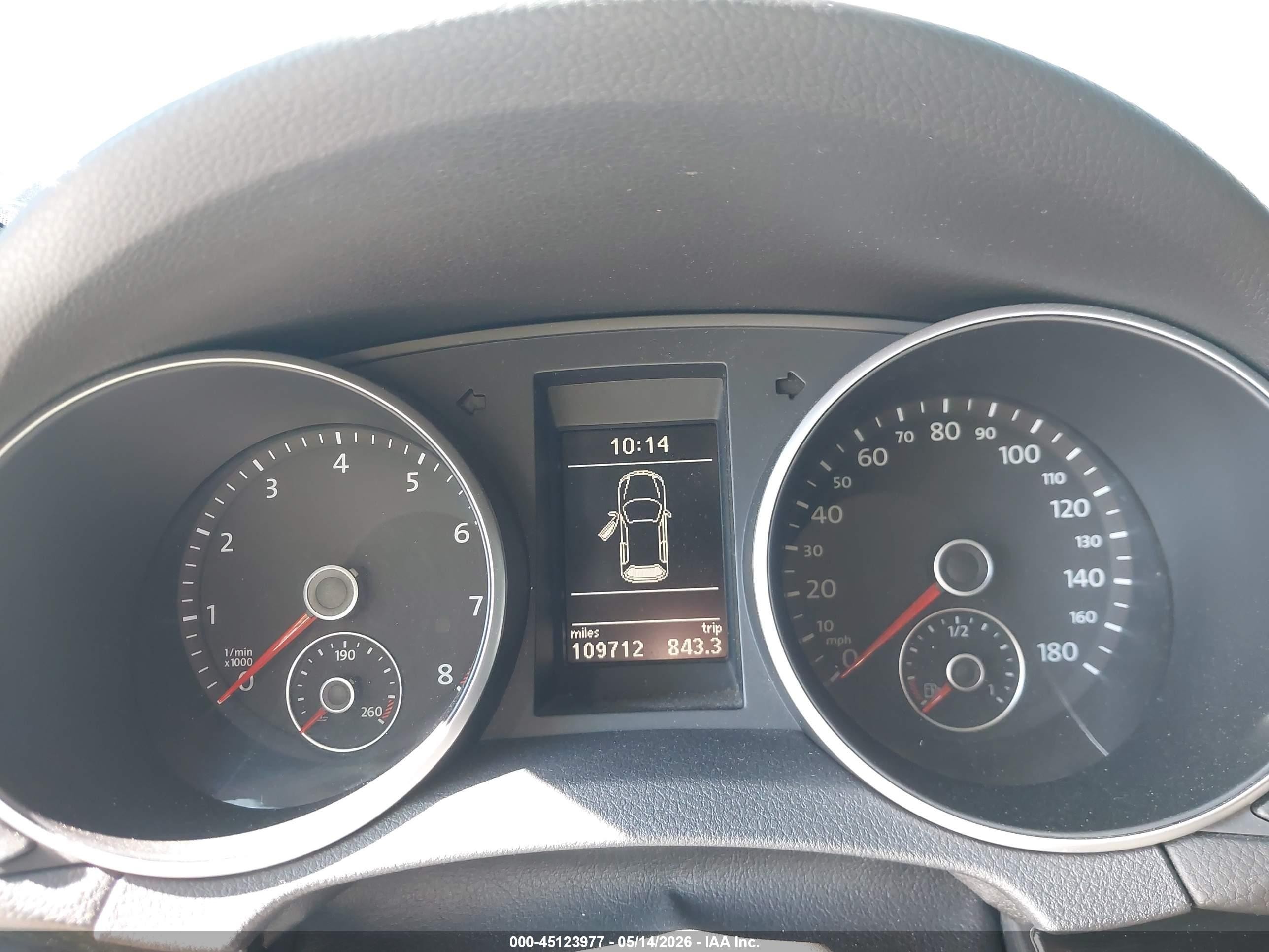 2012 Volkswagen Gti 4-door White vin: WVWHV7AJ9CW271404