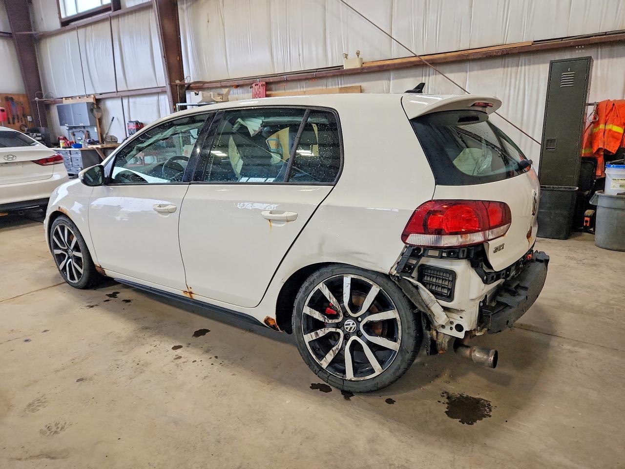 2012 Volkswagen Gti White vin: WVWHV7AJ9CW298005