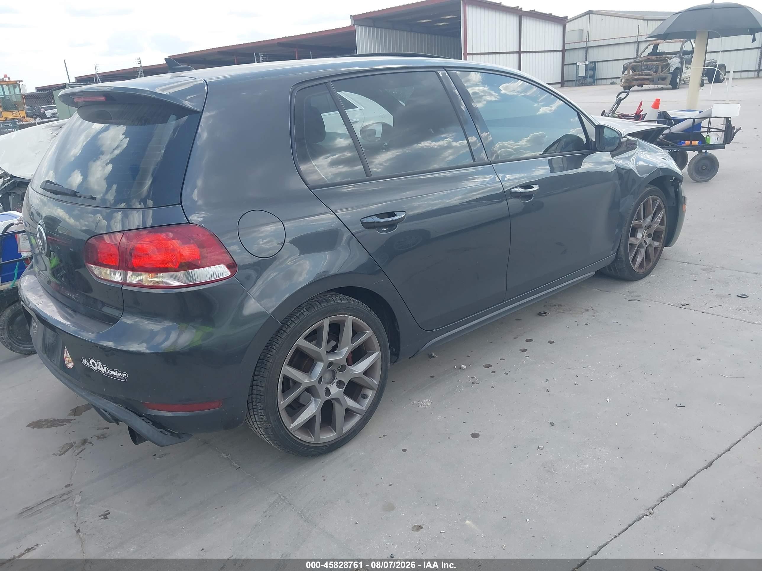 2013 Volkswagen Gti 4-door Black vin: WVWHV7AJ9DW043887