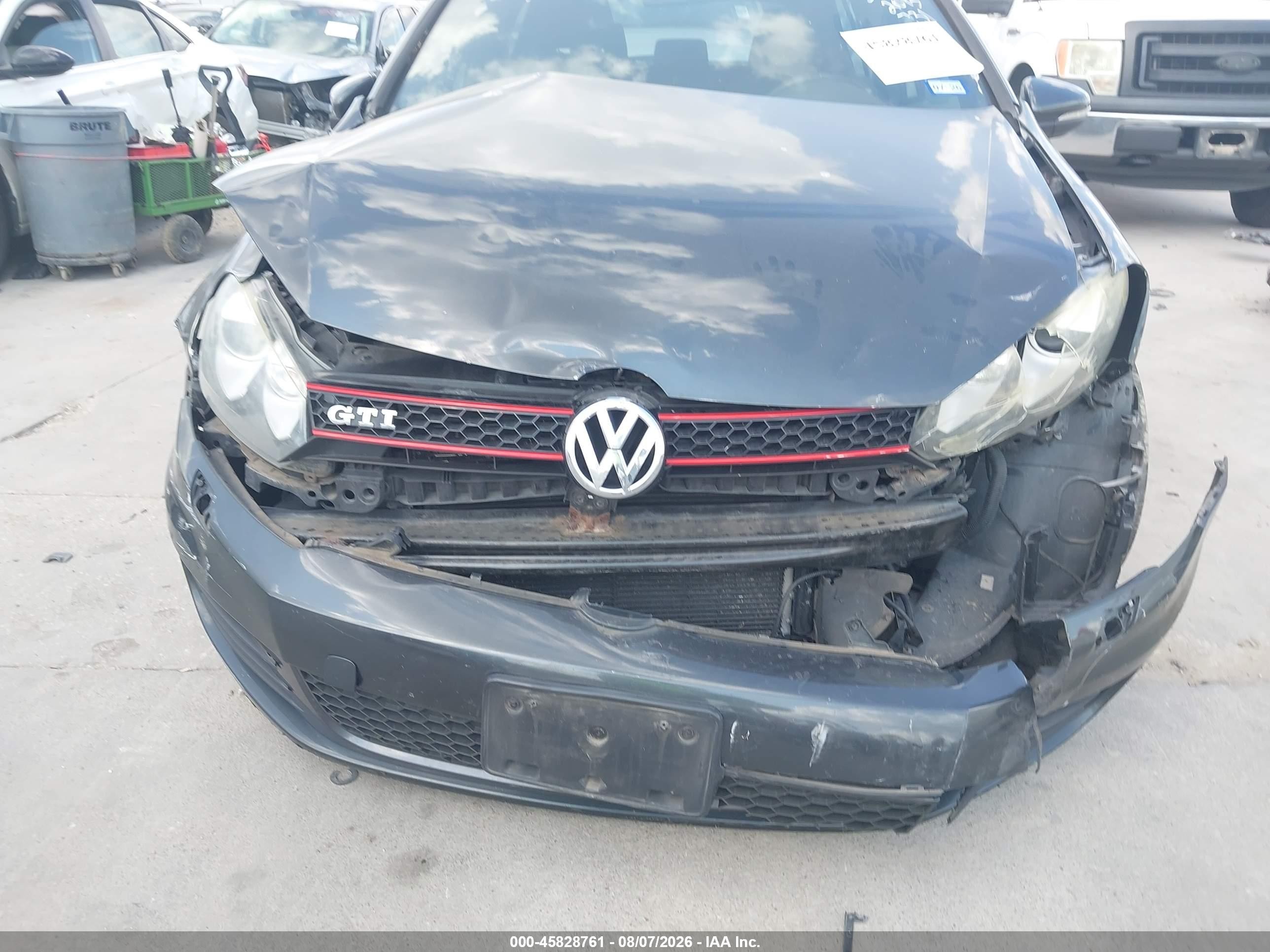 2013 Volkswagen Gti 4-door Black vin: WVWHV7AJ9DW043887