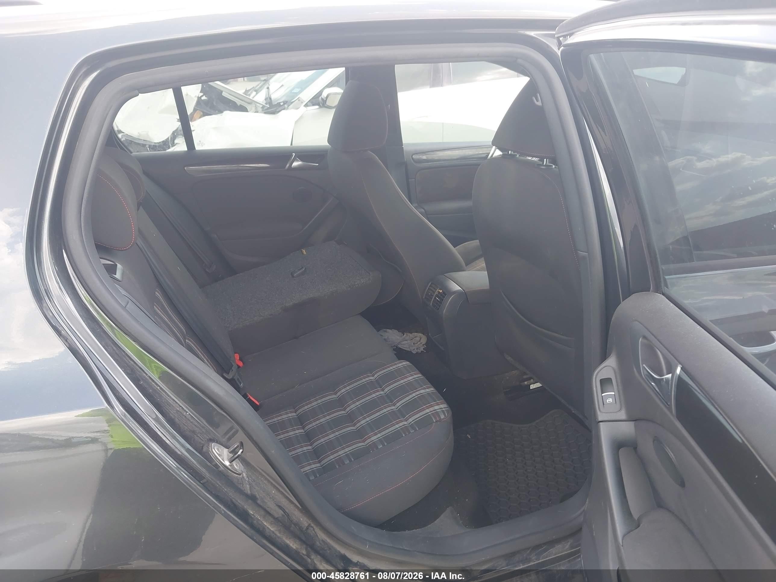 2013 Volkswagen Gti 4-door Black vin: WVWHV7AJ9DW043887