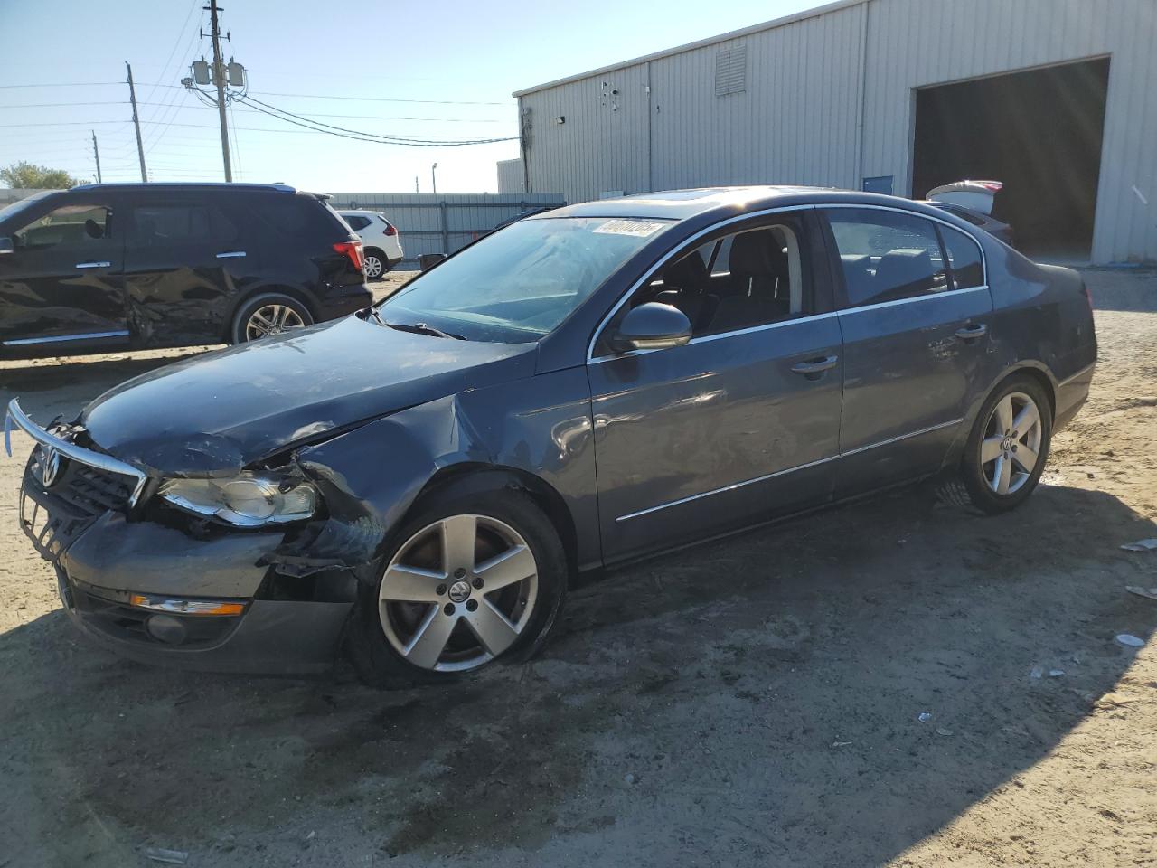 2009 Volkswagen Passat Turbo Gray vin: WVWJK73C29P015343