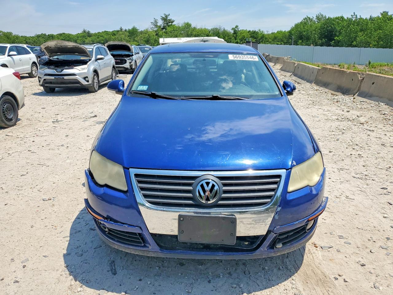 2009 Volkswagen Passat Turbo Синий vin: WVWJK73C99P048064