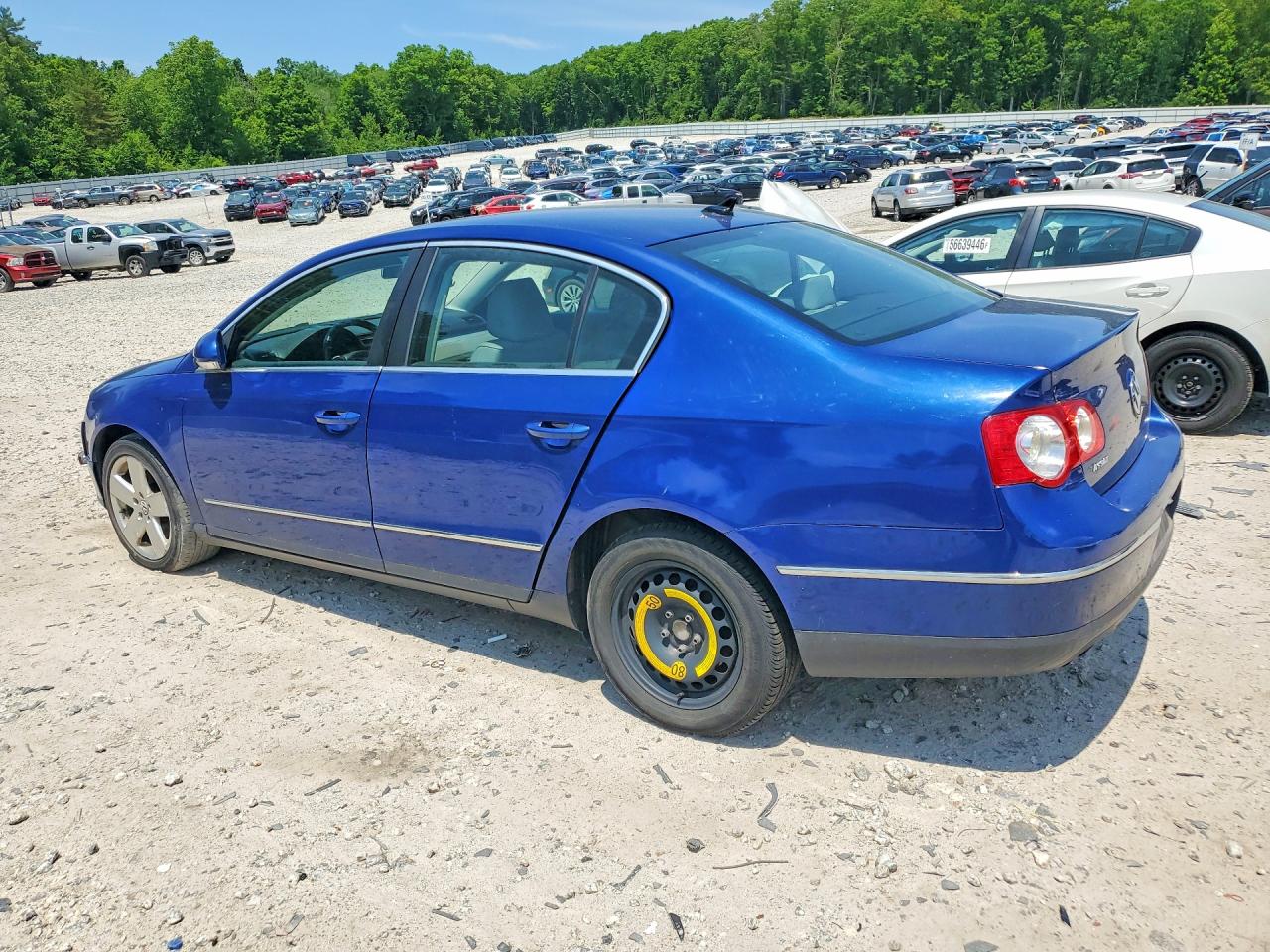 2009 Volkswagen Passat Turbo Синий vin: WVWJK73C99P048064