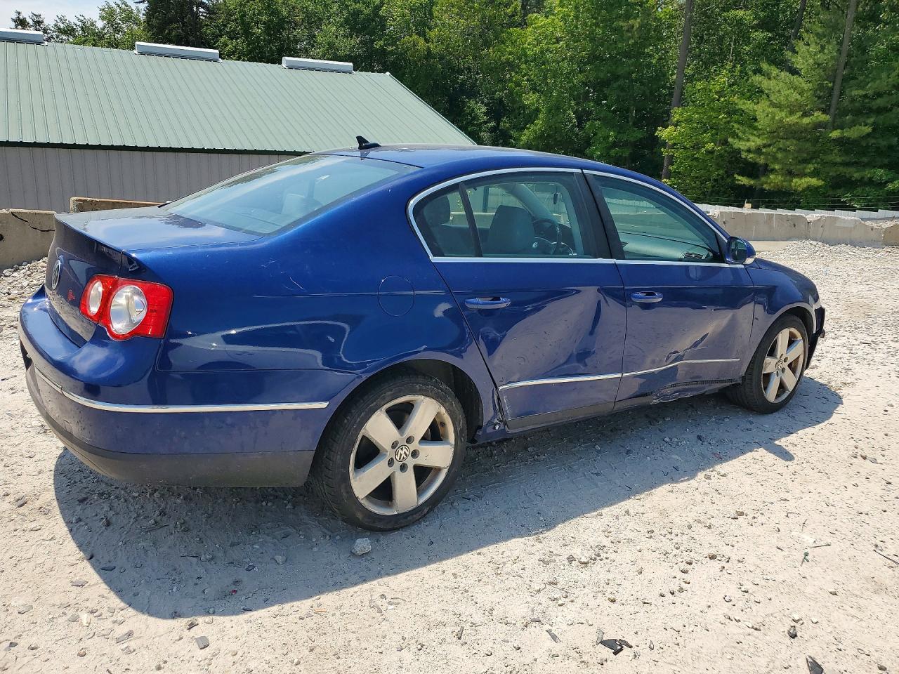 2009 Volkswagen Passat Turbo Синий vin: WVWJK73C99P048064