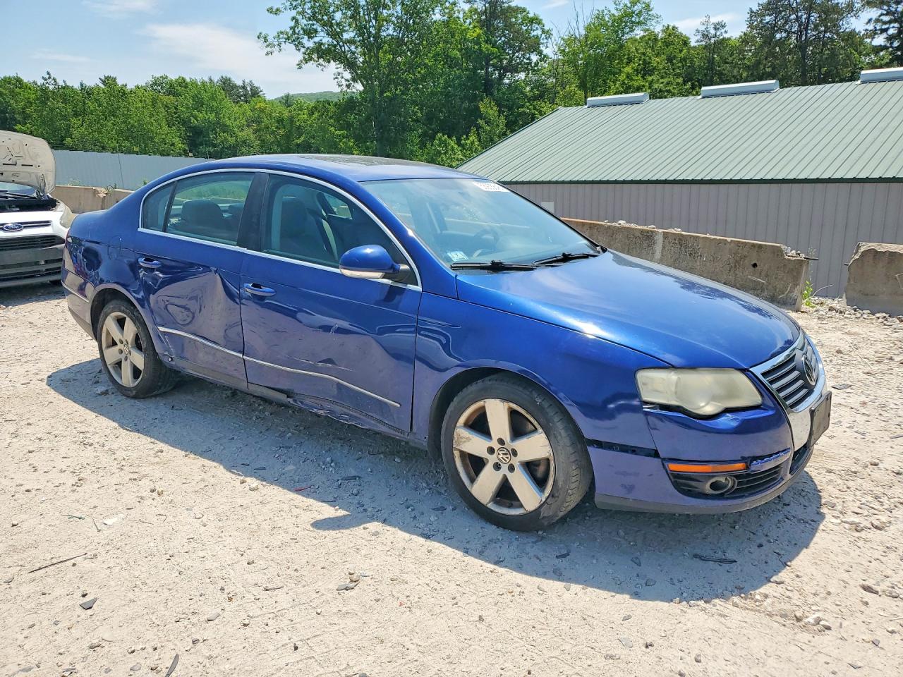 2009 Volkswagen Passat Turbo Синий vin: WVWJK73C99P048064