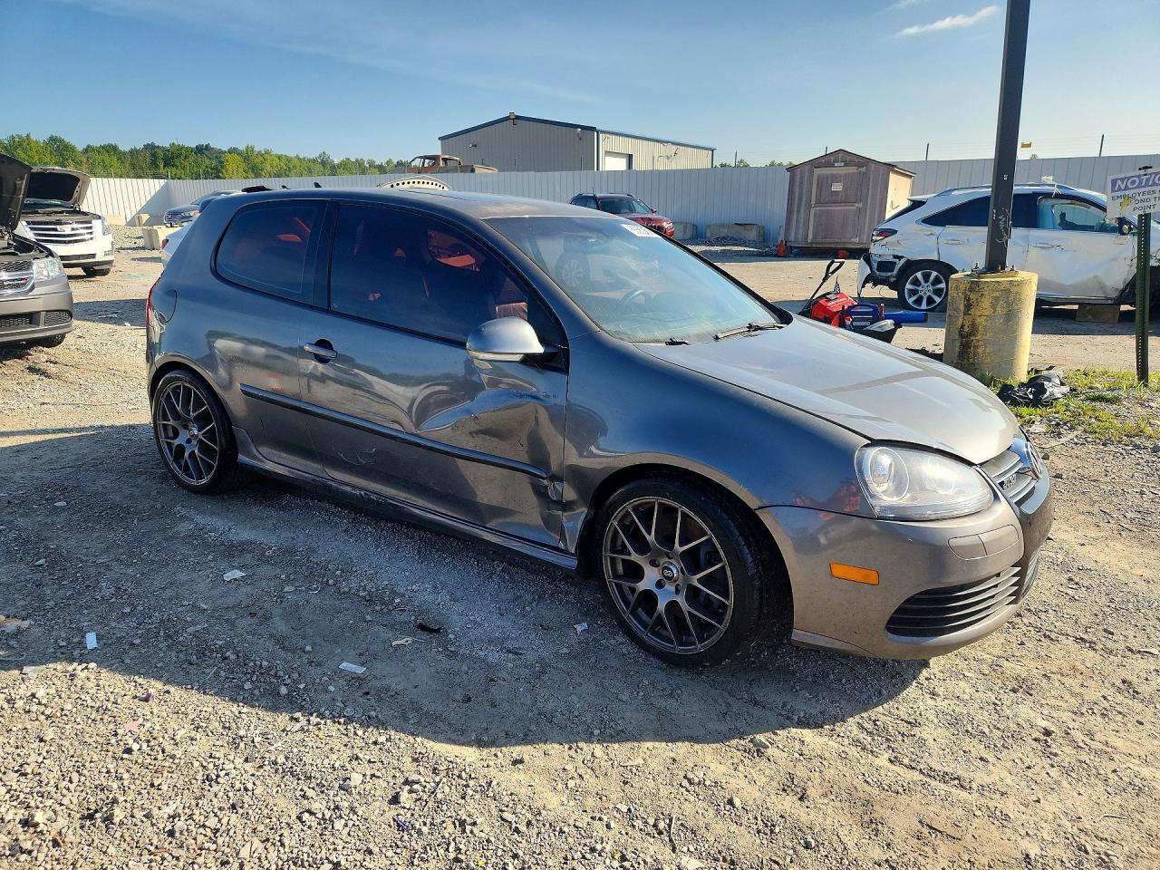 2008 Volkswagen R32 Серый vin: WVWKC71K28W159362