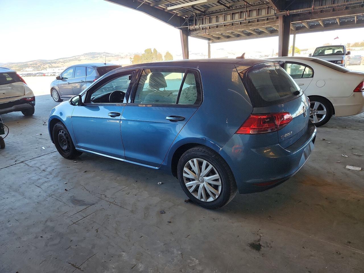 2015 Volkswagen E-golf Limited Blue vin: WVWKP7AUXFW904409