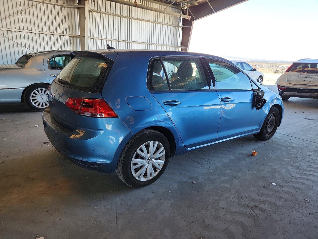 2015 Volkswagen E-golf Limited Blue vin: WVWKP7AUXFW904409
