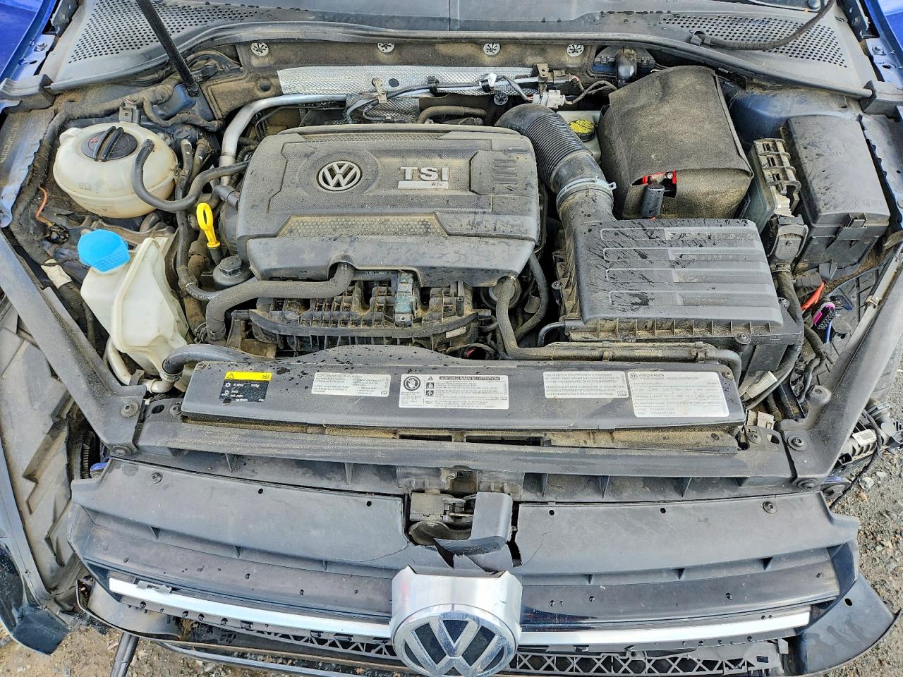 2015 Volkswagen Golf R Blue vin: WVWLF7AU3FW210975