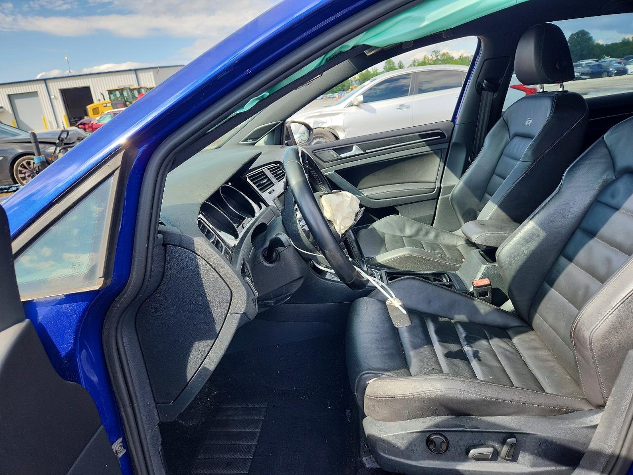 2015 Volkswagen Golf R Blue vin: WVWLF7AU3FW210975