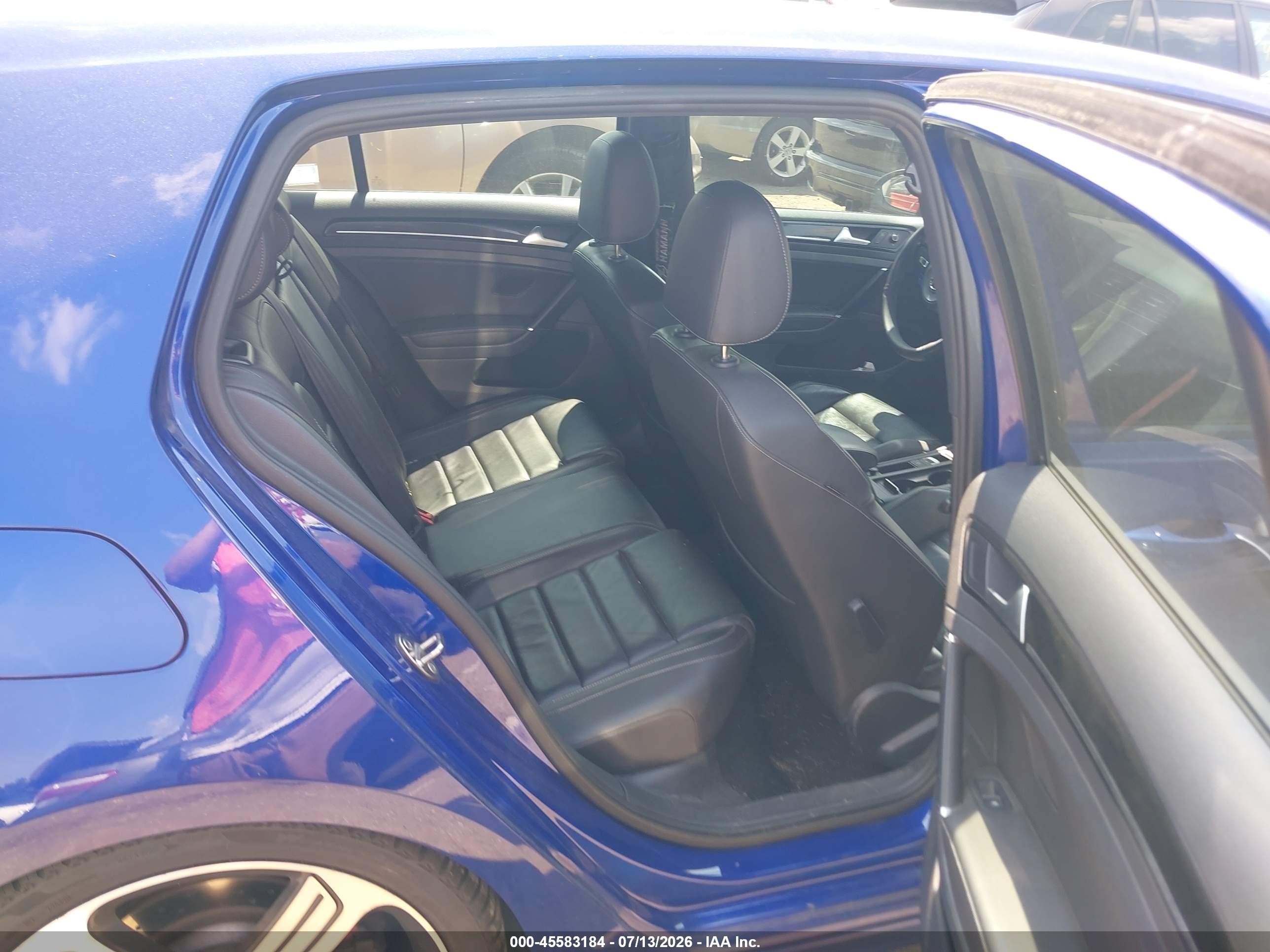 2015 Volkswagen Golf R 4-door Blue vin: WVWLF7AU4FW181096
