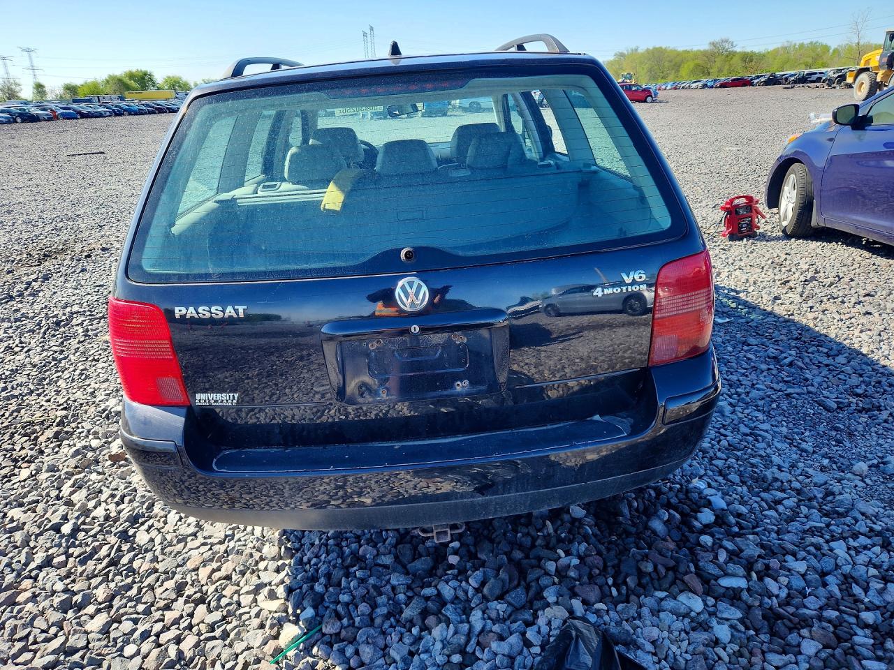 2001 Volkswagen Passat Glx 4motion Black vin: WVWLH63B91E031712