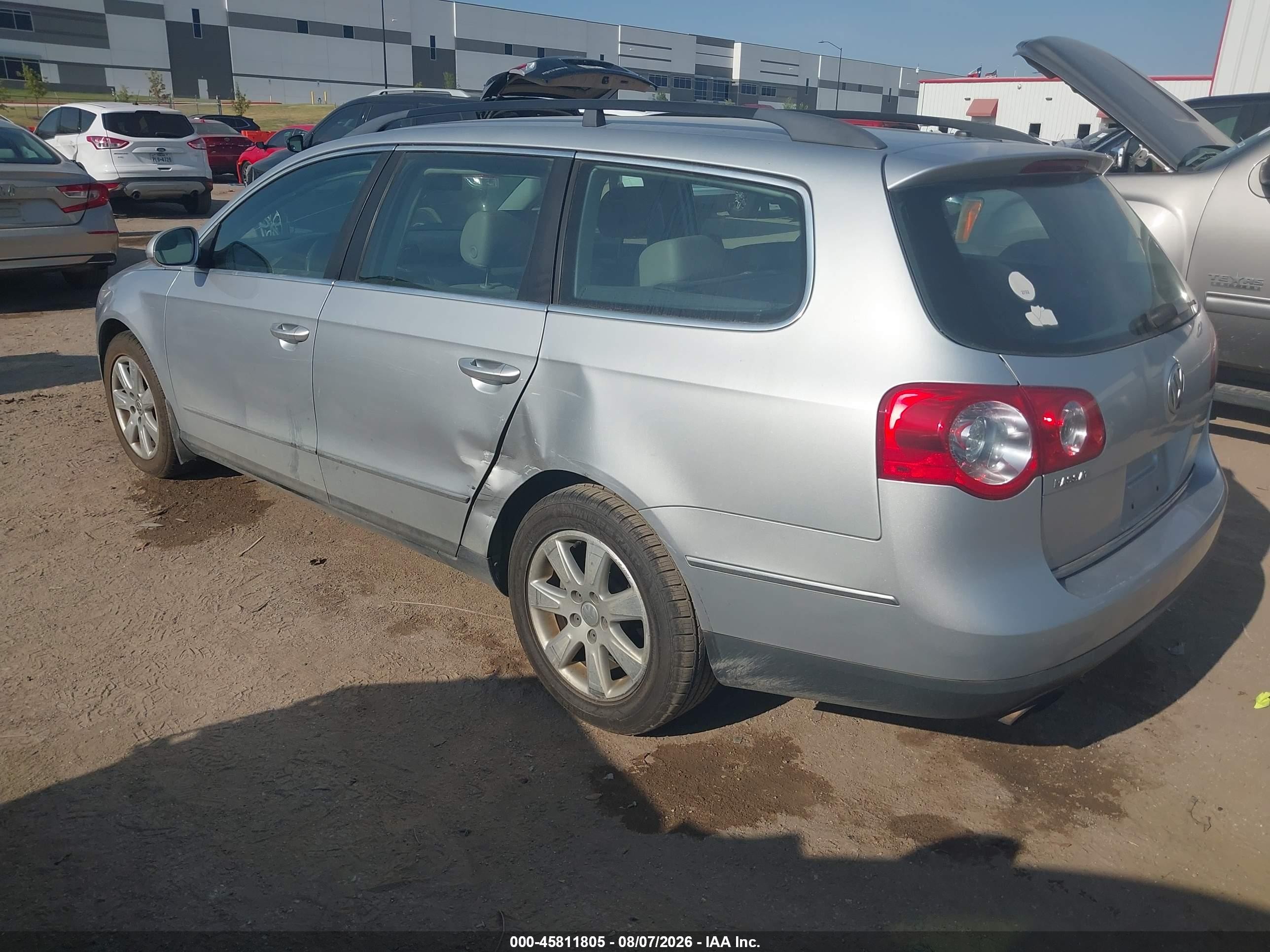2007 Volkswagen Passat 2.0t Gray vin: WVWLK93C47E005121